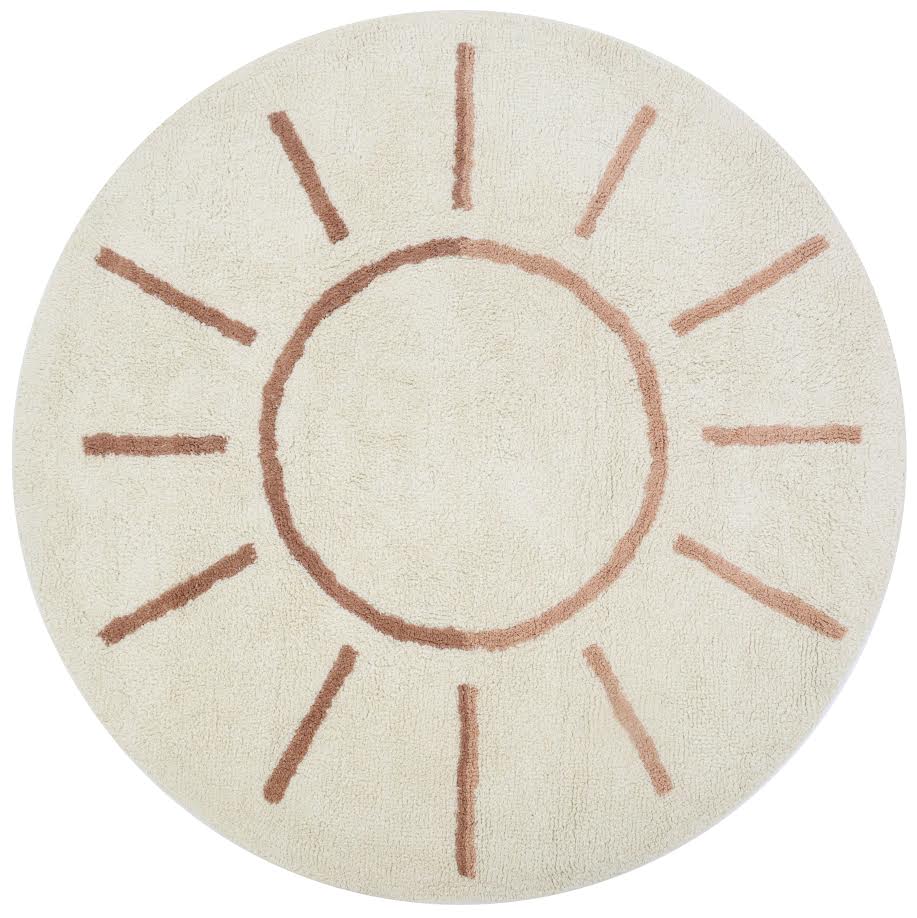 Cokos Vloerkleed Halina - Ø130cm - Ivory