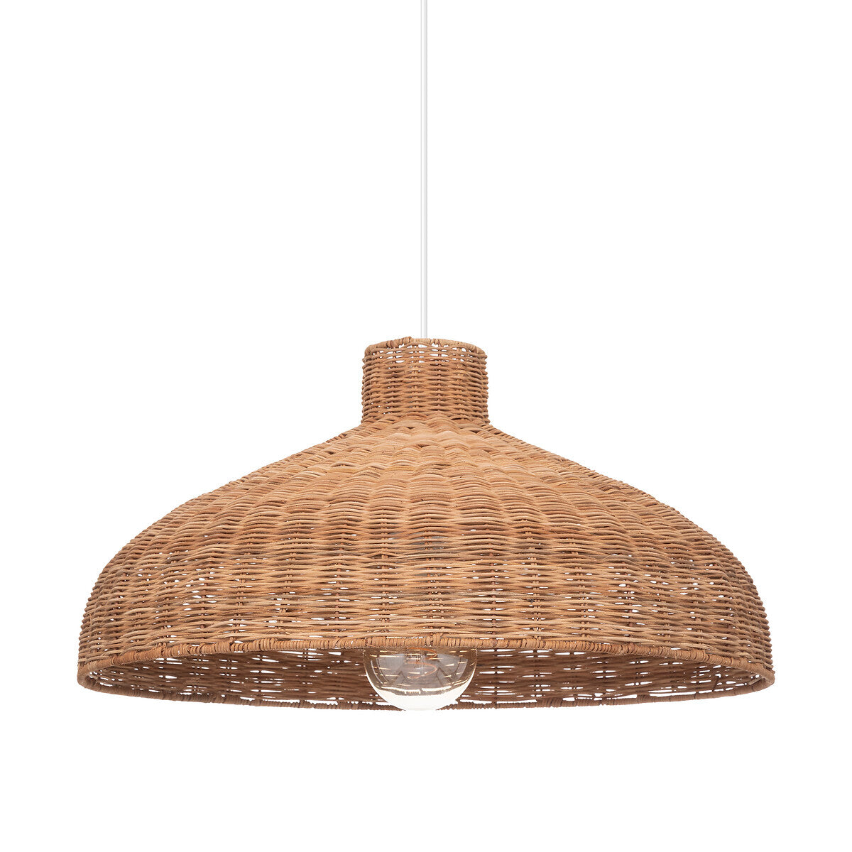 Atmosphera Hanglamp Ori rotan - E27, niet inbegrepen - Ø58xH29cm - Bruin