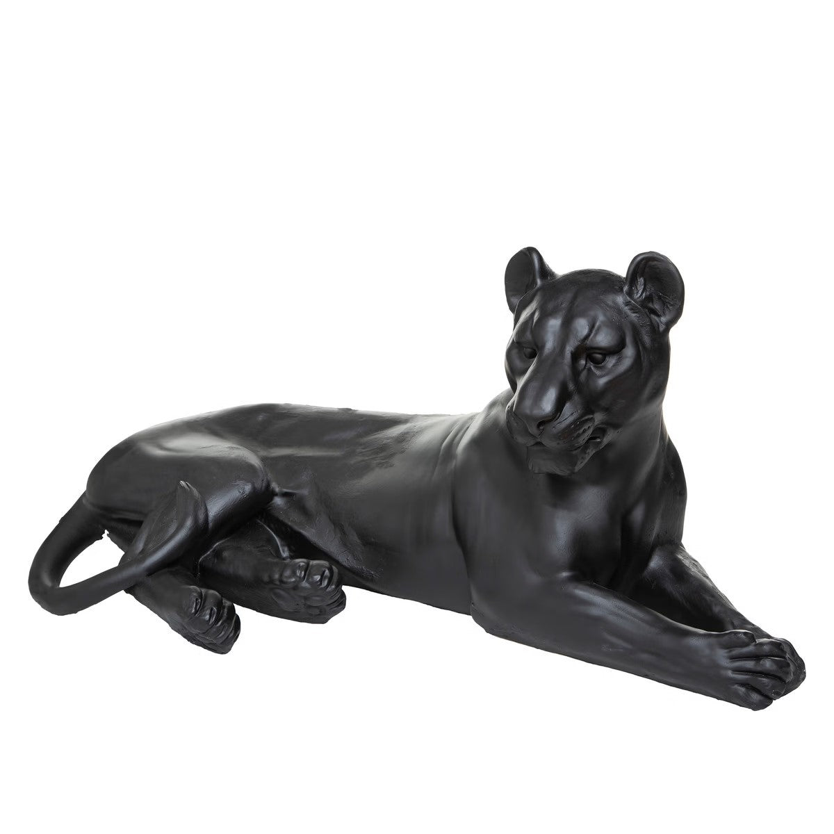 Atmosphera image lying leopard - 80x39x38cm - black