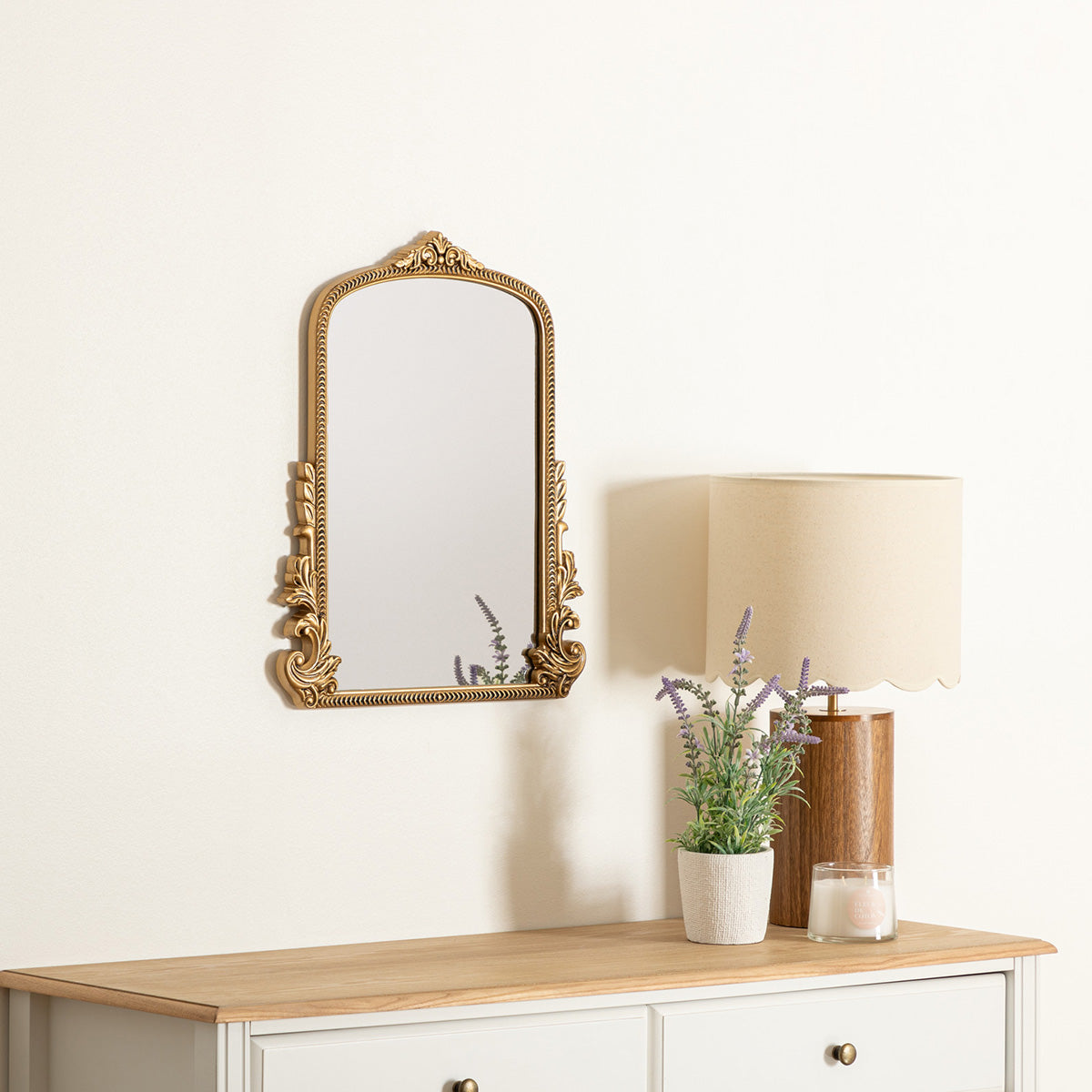 Atmosphera Spiegel Victoria 41x51cm - Goudkleurig