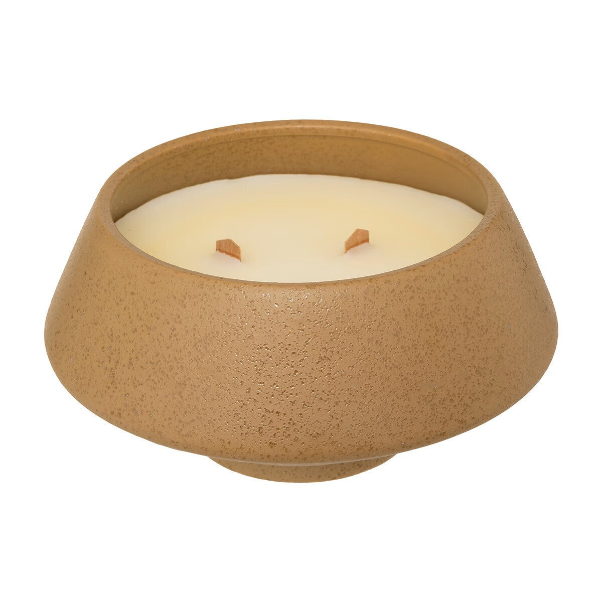 Atmosphera Inuit Geurkaars in keramische pot - Spicy Vanille - 580g - Brandtijd 30u - Bruin