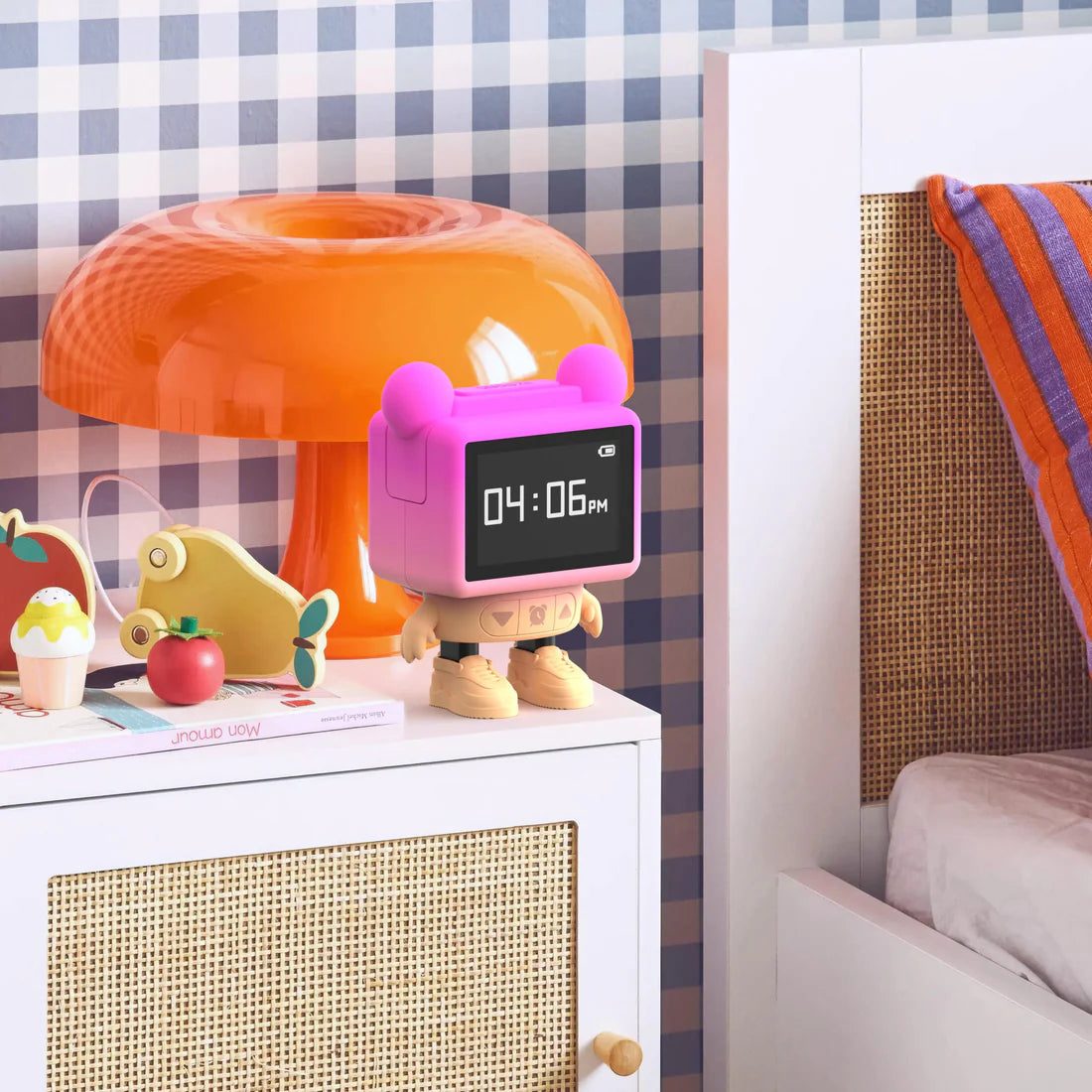 MOB Cutie Clock / Clock Connect - Rabbit Clock - Pink