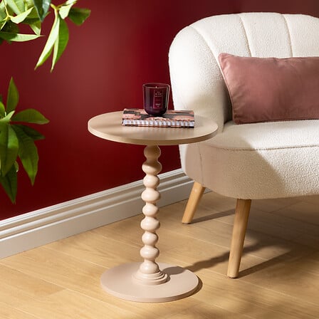 Atmospaa Alix Side Table Ø38xh50cm - Elfenbein