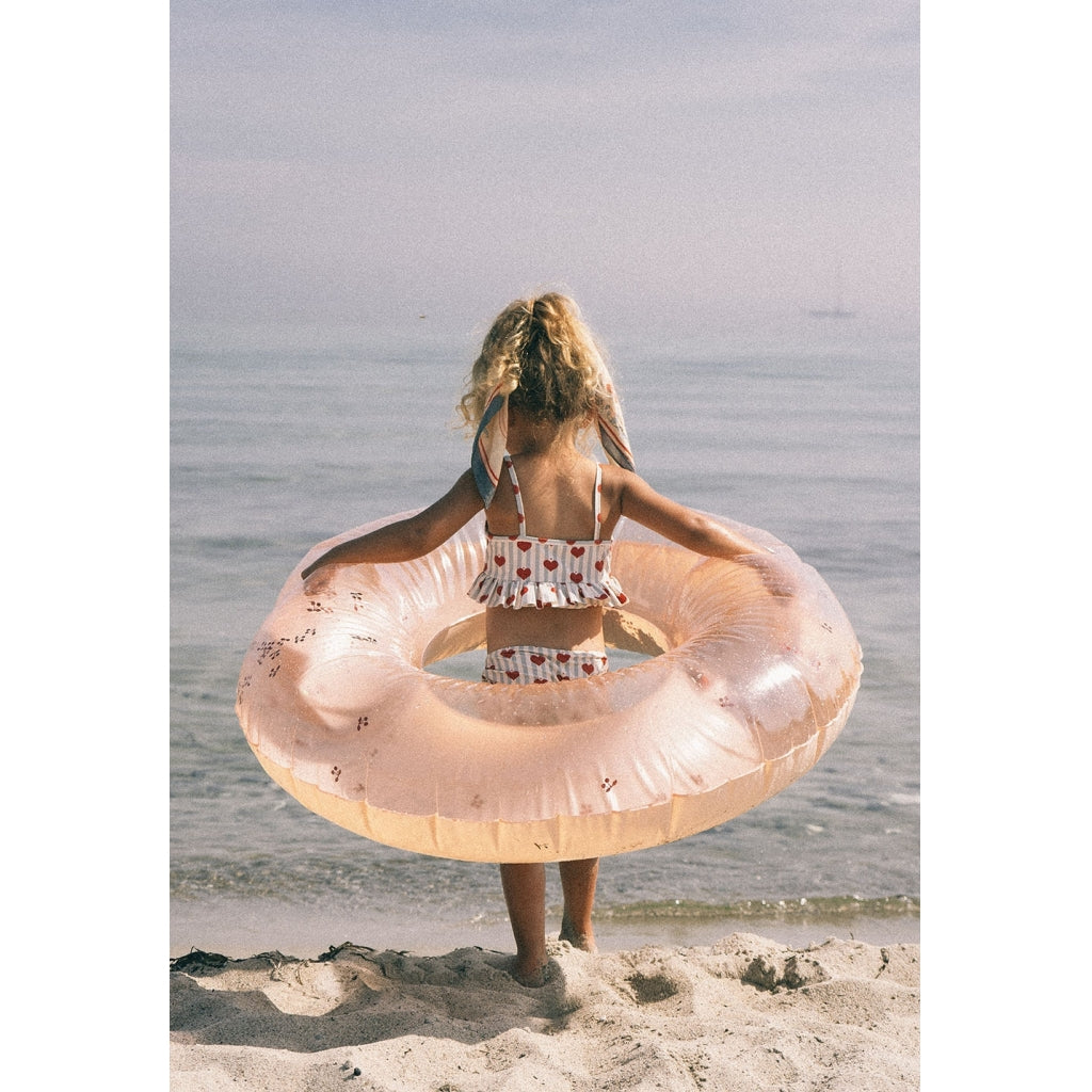 Bouée Konges Sløjd - Blush Transparent - Natation - PVC - Dia 100 CM