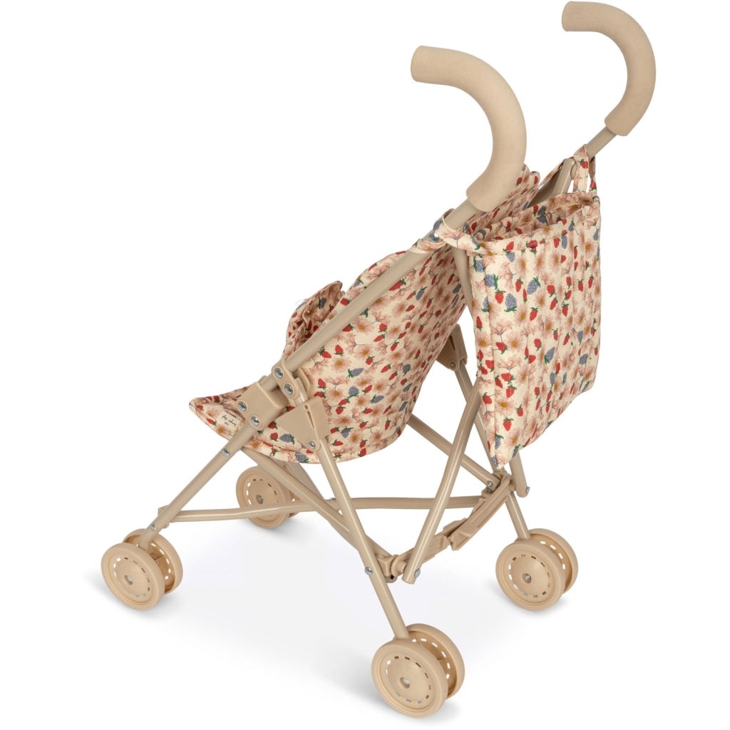 Konges Sløjd Poppenwagen/Doll Stroller/Buggy - Marguerit berry