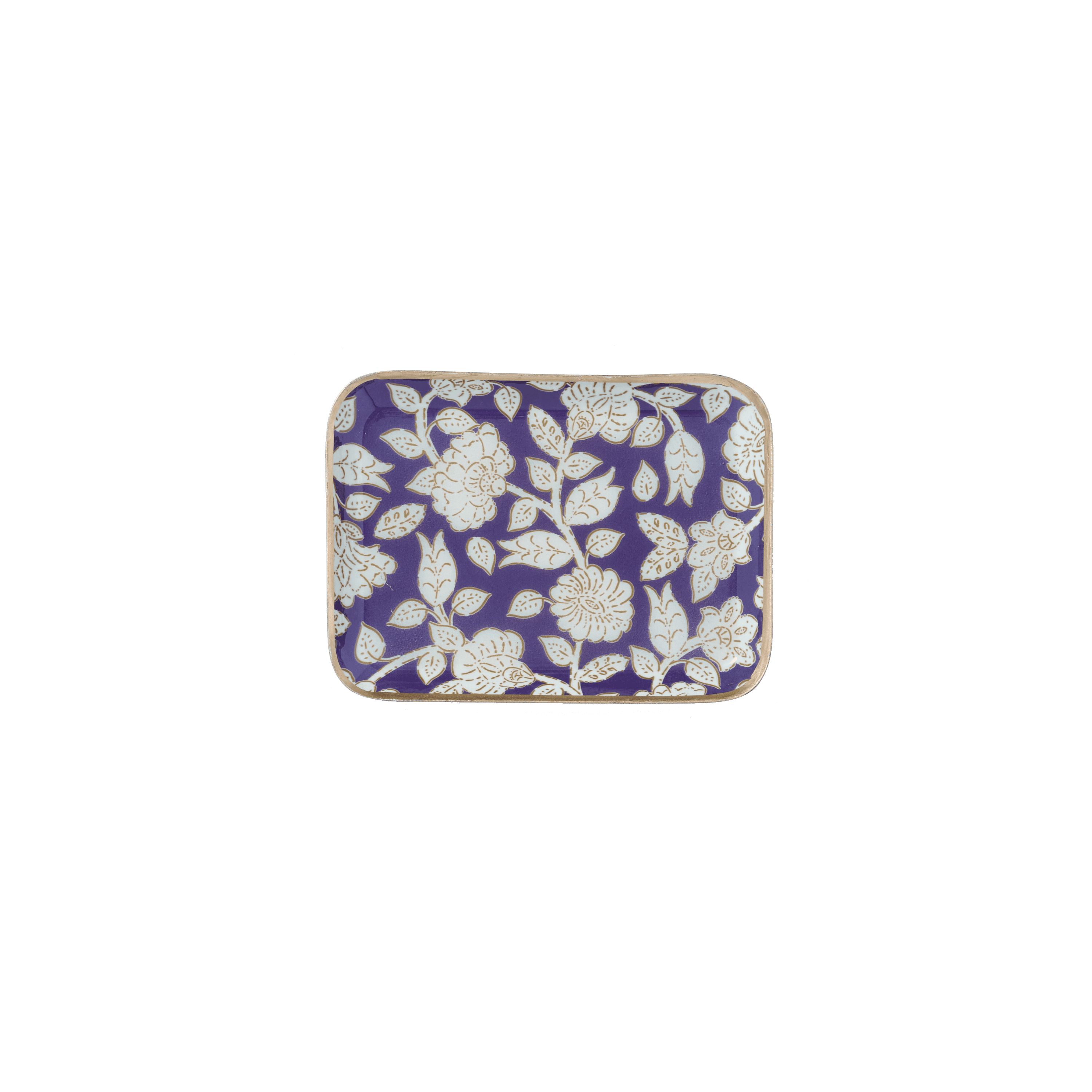 Bonheur du Jour Dienblad Tiny Jaya - 15,5x11,5cm - Violine