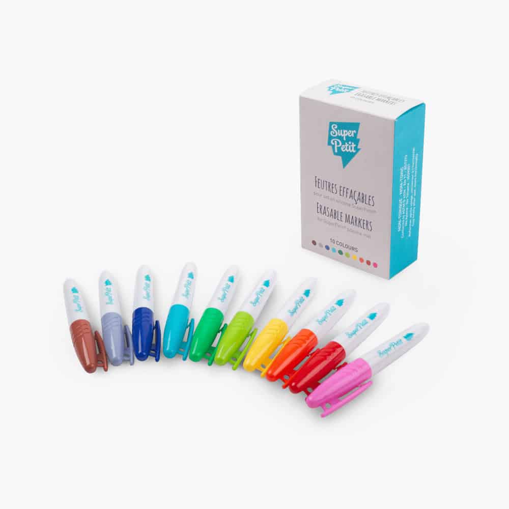 Super Petit Markers - 10 markers te gebruiken op een siliconen mat