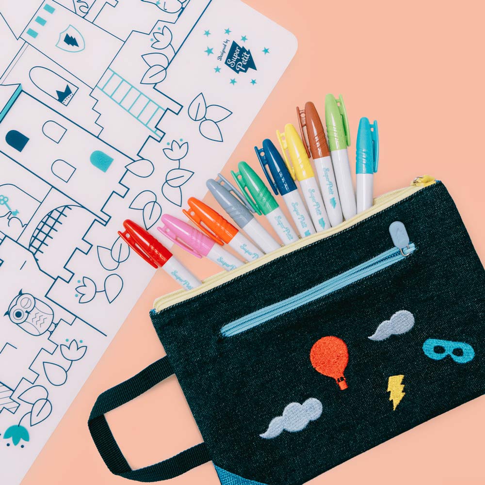 Super Petit Markers - 10 markers te gebruiken op een siliconen mat