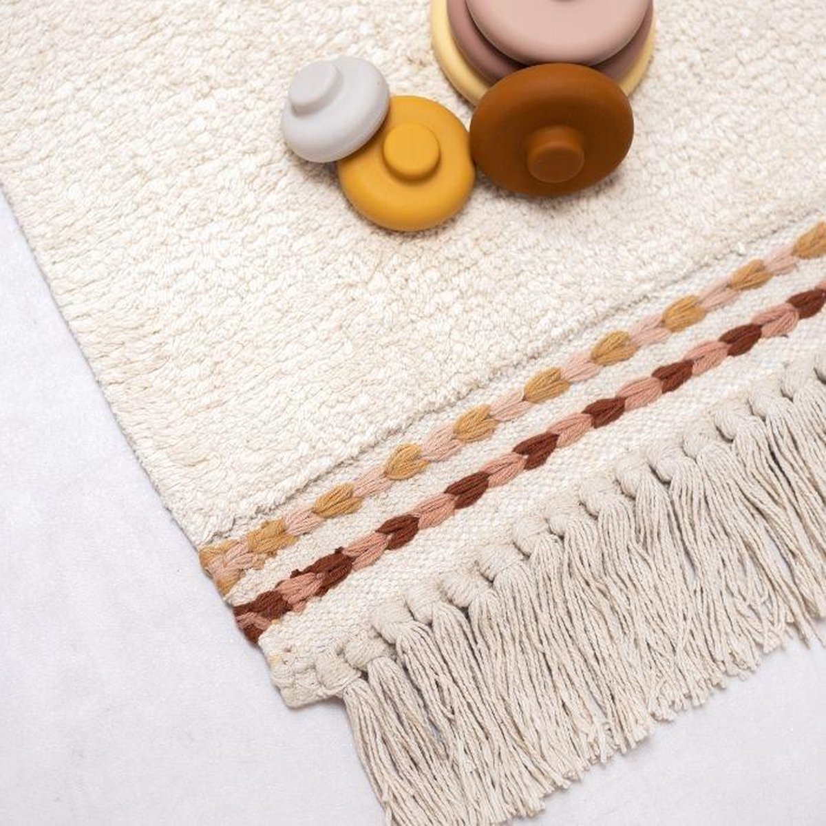 Tapis Petit Raging Elephant - Ø130cm - beige