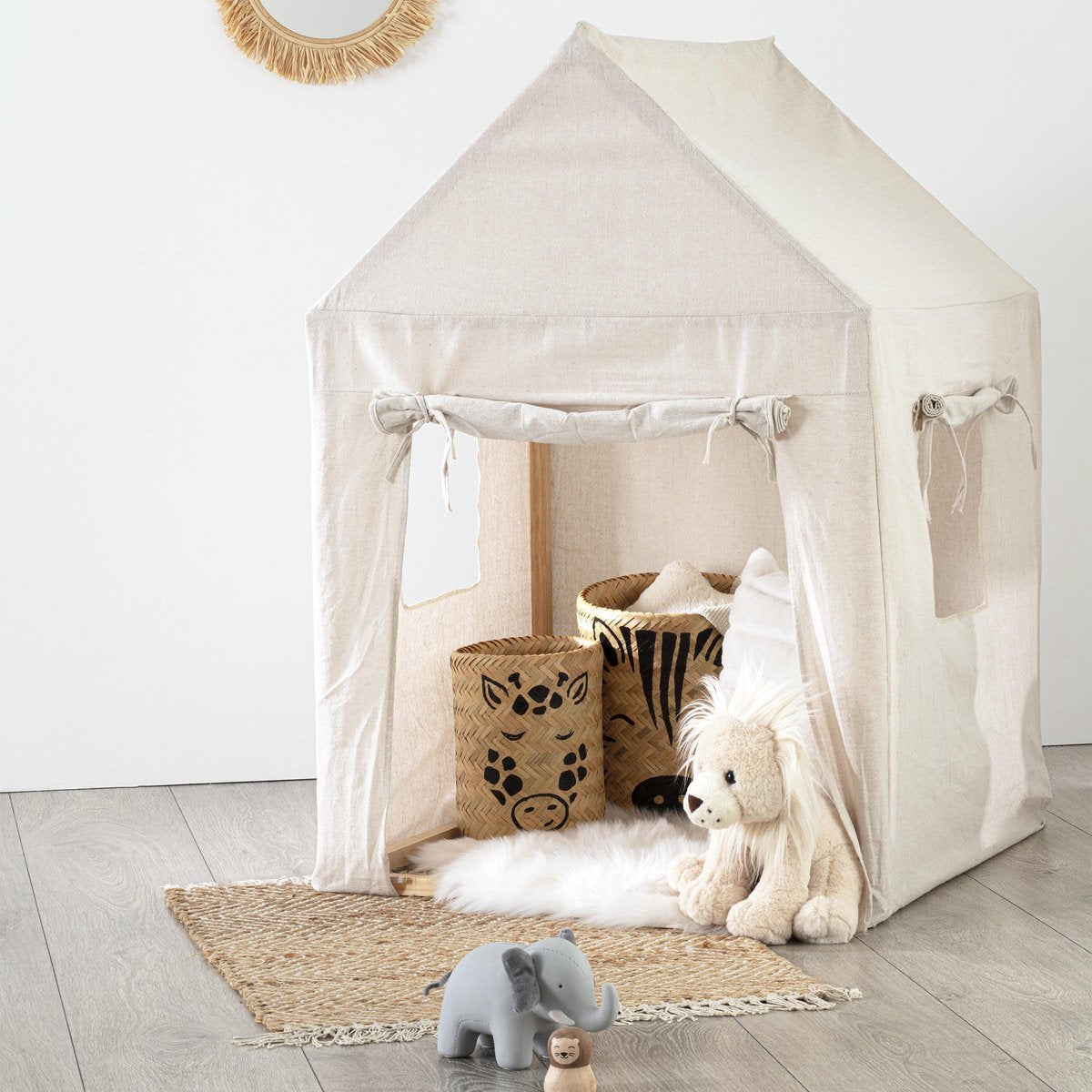 BEAU by Bo Playhouse and canvas with rabbit sticker book