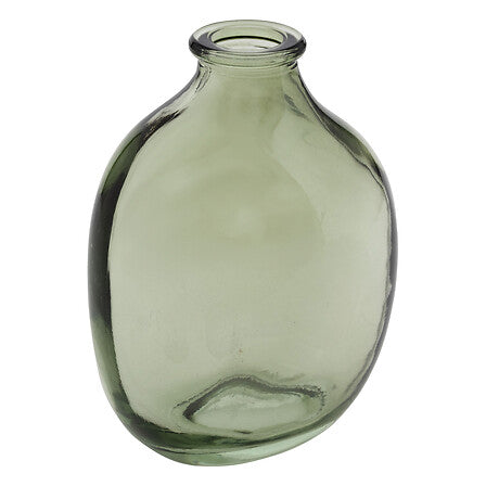 Atmosphera Glazen Scot Vaas - 9x6x11cm - Groen