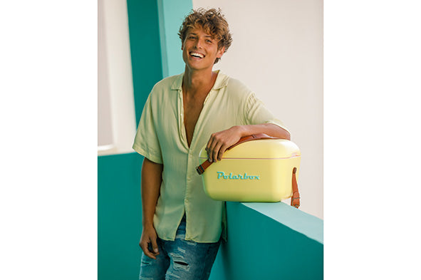 Polarbox Cool Boîte avec bandoulière 20L - 46x32x30cm - Vert pastel