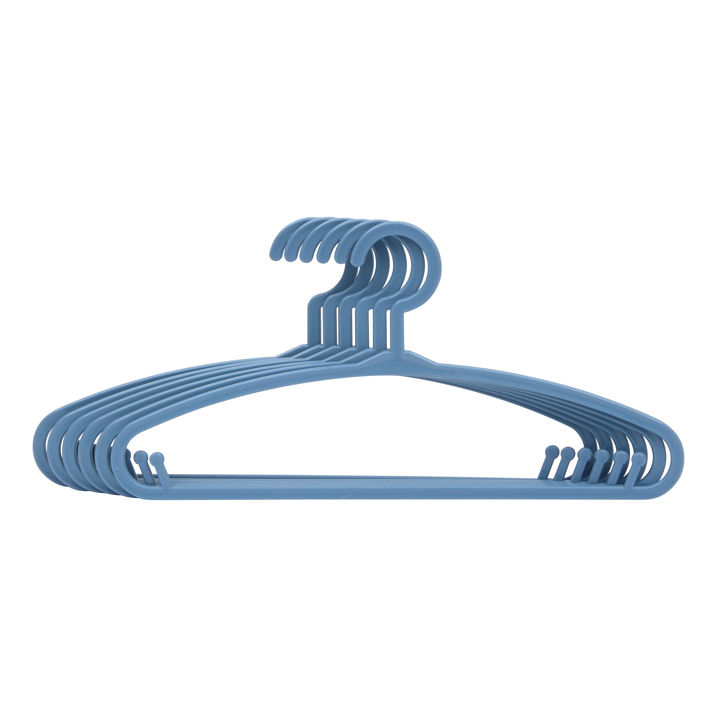 Atmosphera Kids Kinderhanger - Kledinghanger - Blauw - 24 stuks - Kunststof