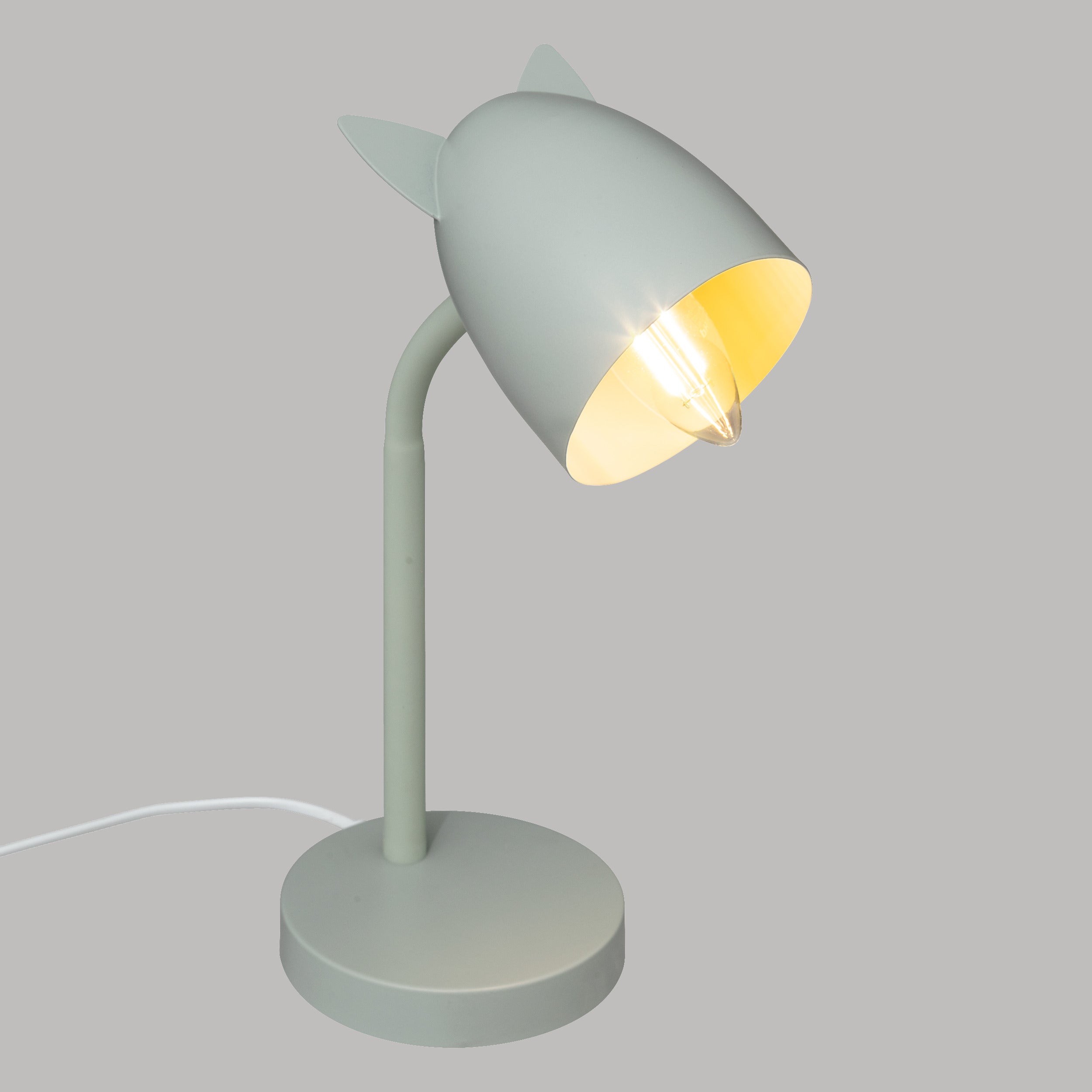 BEAU by Bo Lampe de bureau Oreilles vert menthe avec 3 ampoules LED E14