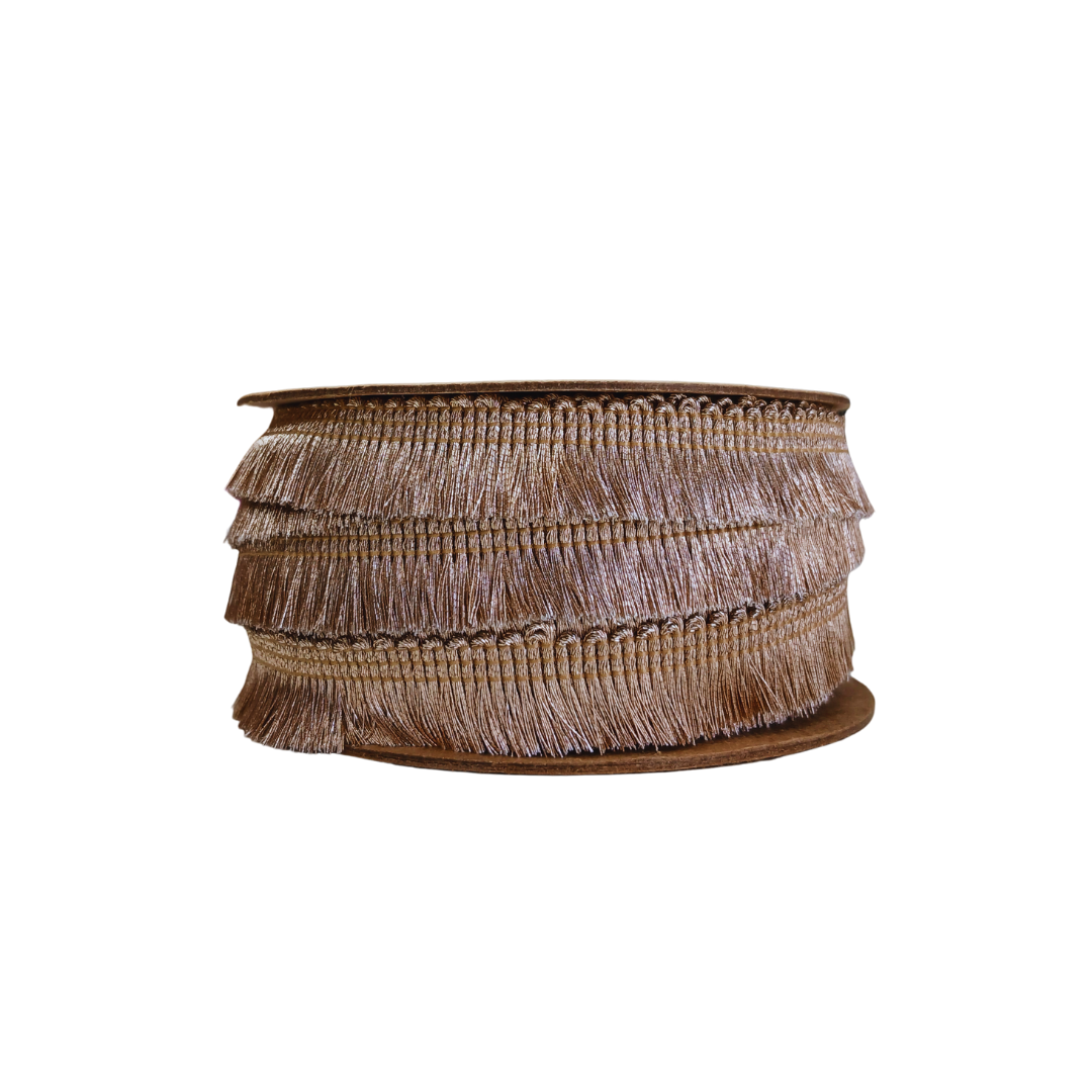 Kerst Lint - Set van 3 stuks - Kerstlint - Cadeauversiering - 3,5x300cm - Roségoud