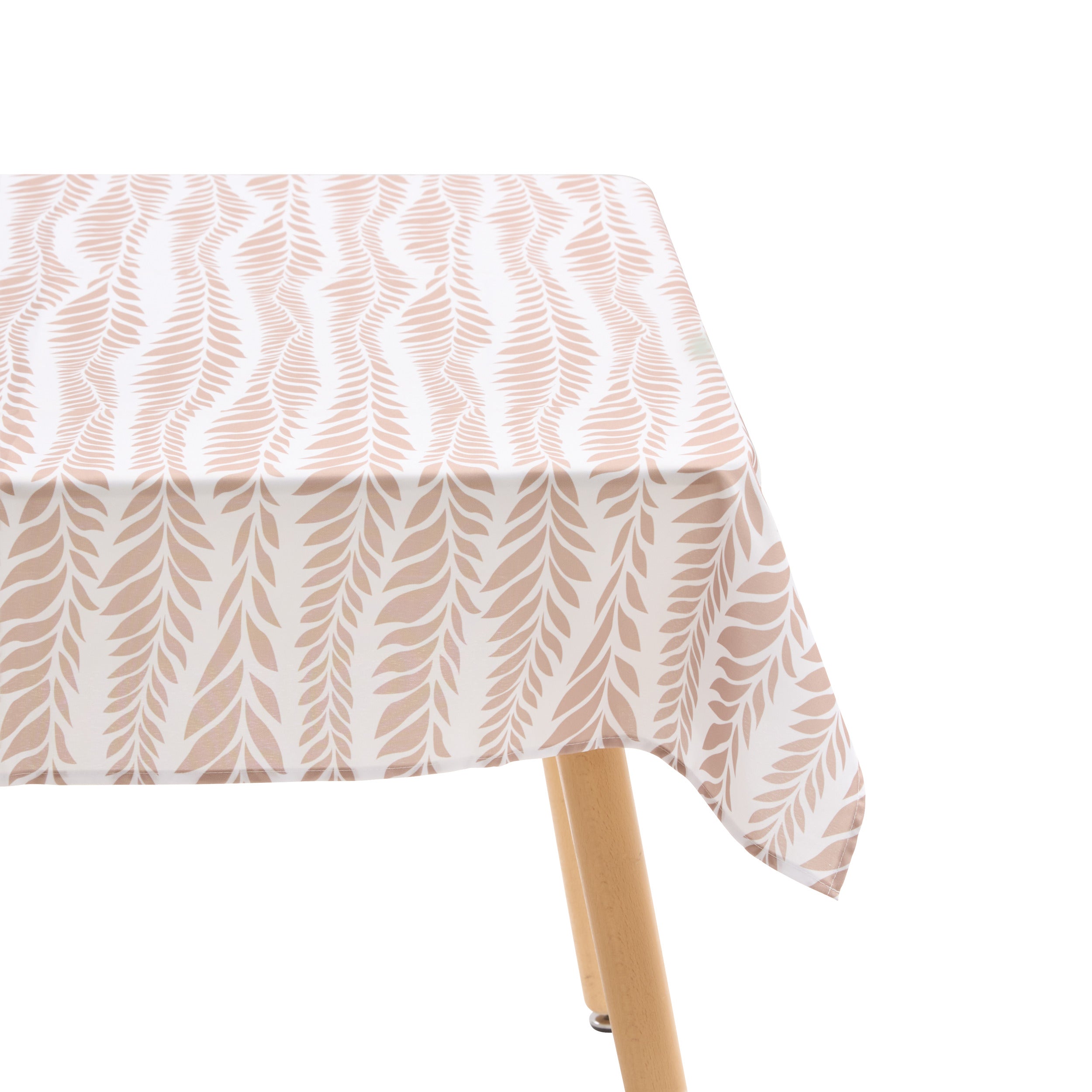 Nappe anti-tache imprimée Océania - Polyester - 140x240cm - Bleu