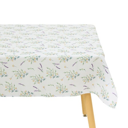 Nappe anti-tache imprimée Océania - Polyester - 140x240cm - Bleu
