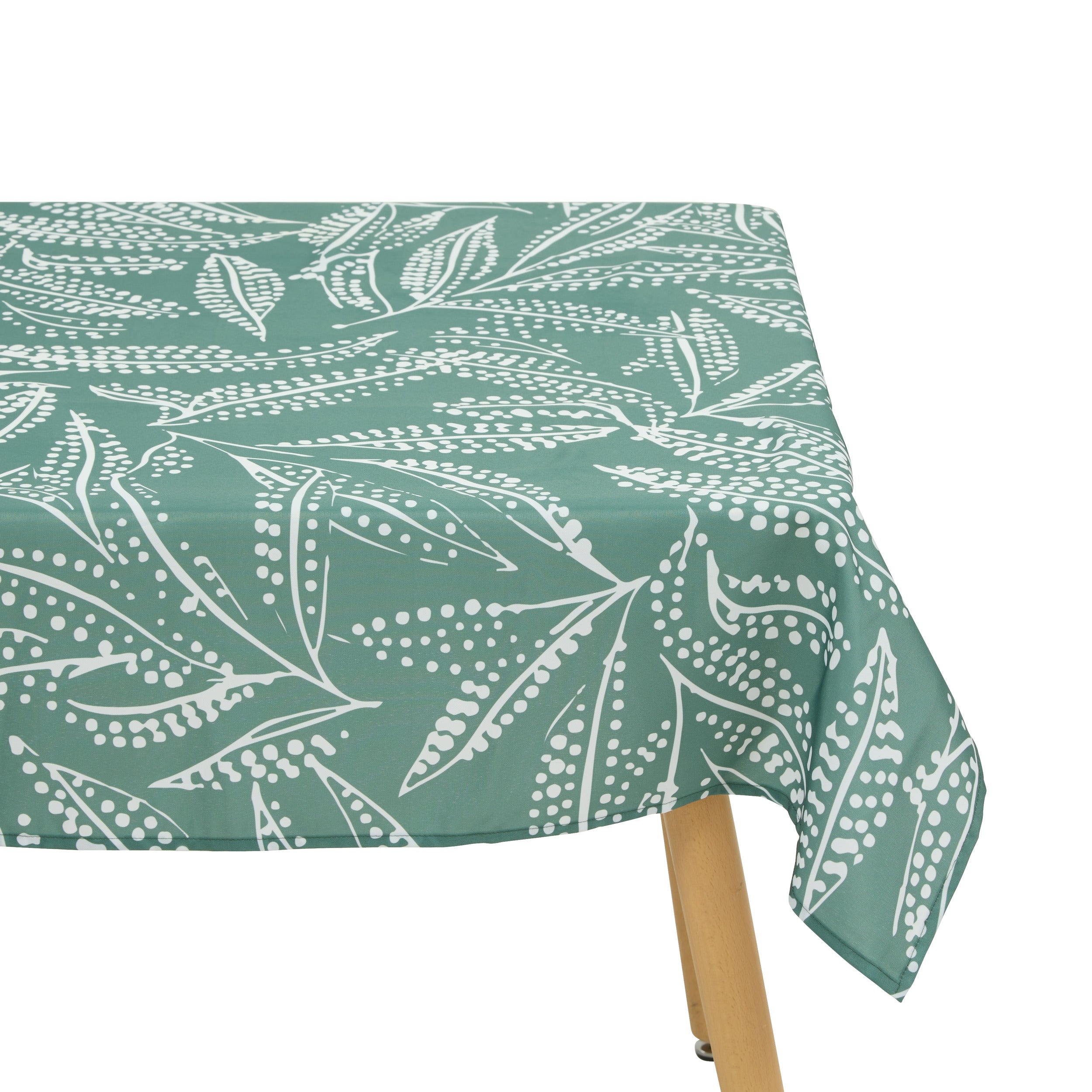 Nappe anti-tache imprimée Océania - Polyester - 140x240cm - Bleu
