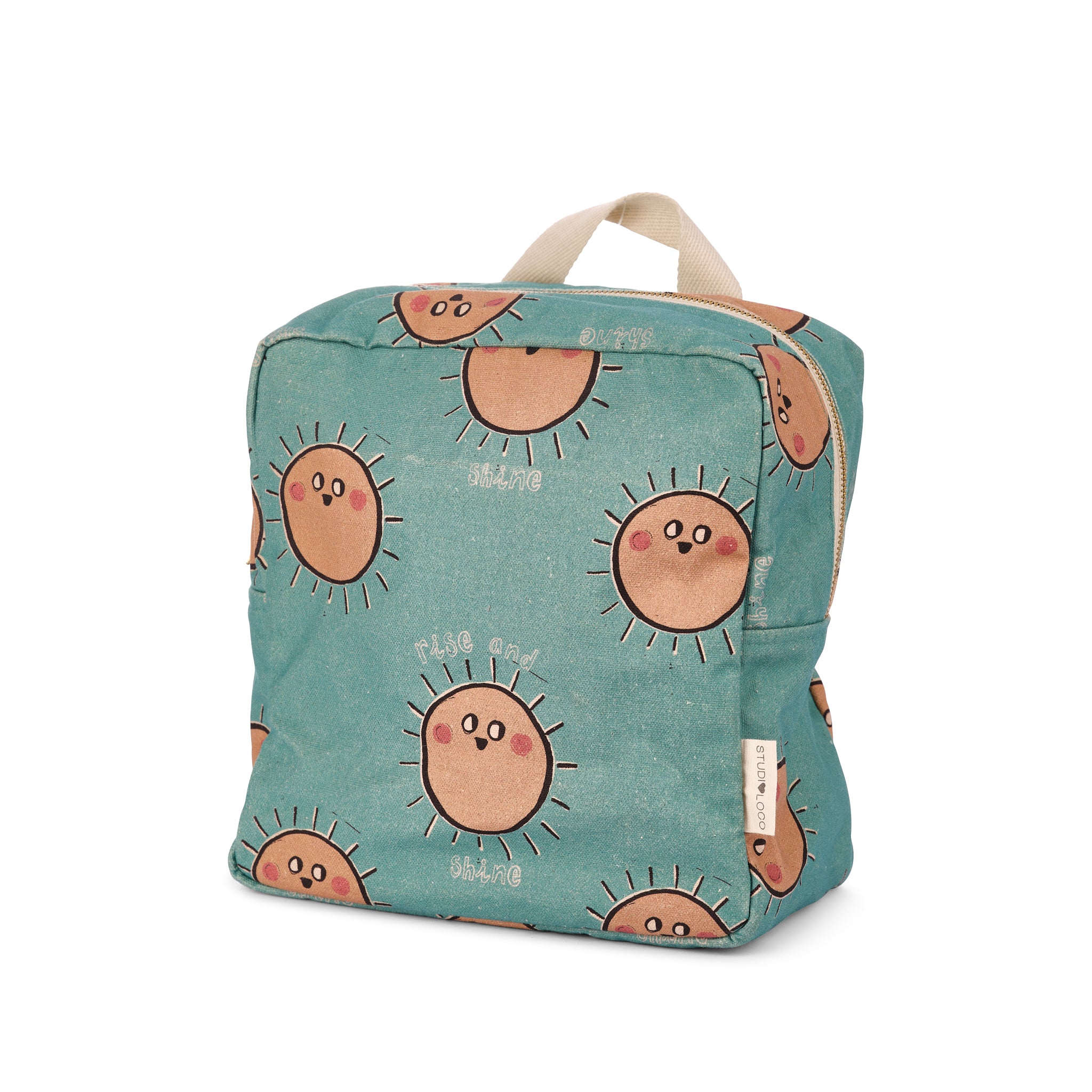 Studio Loco Waterproof Kleuterrugzak Sun - 26x23x13cm - Green