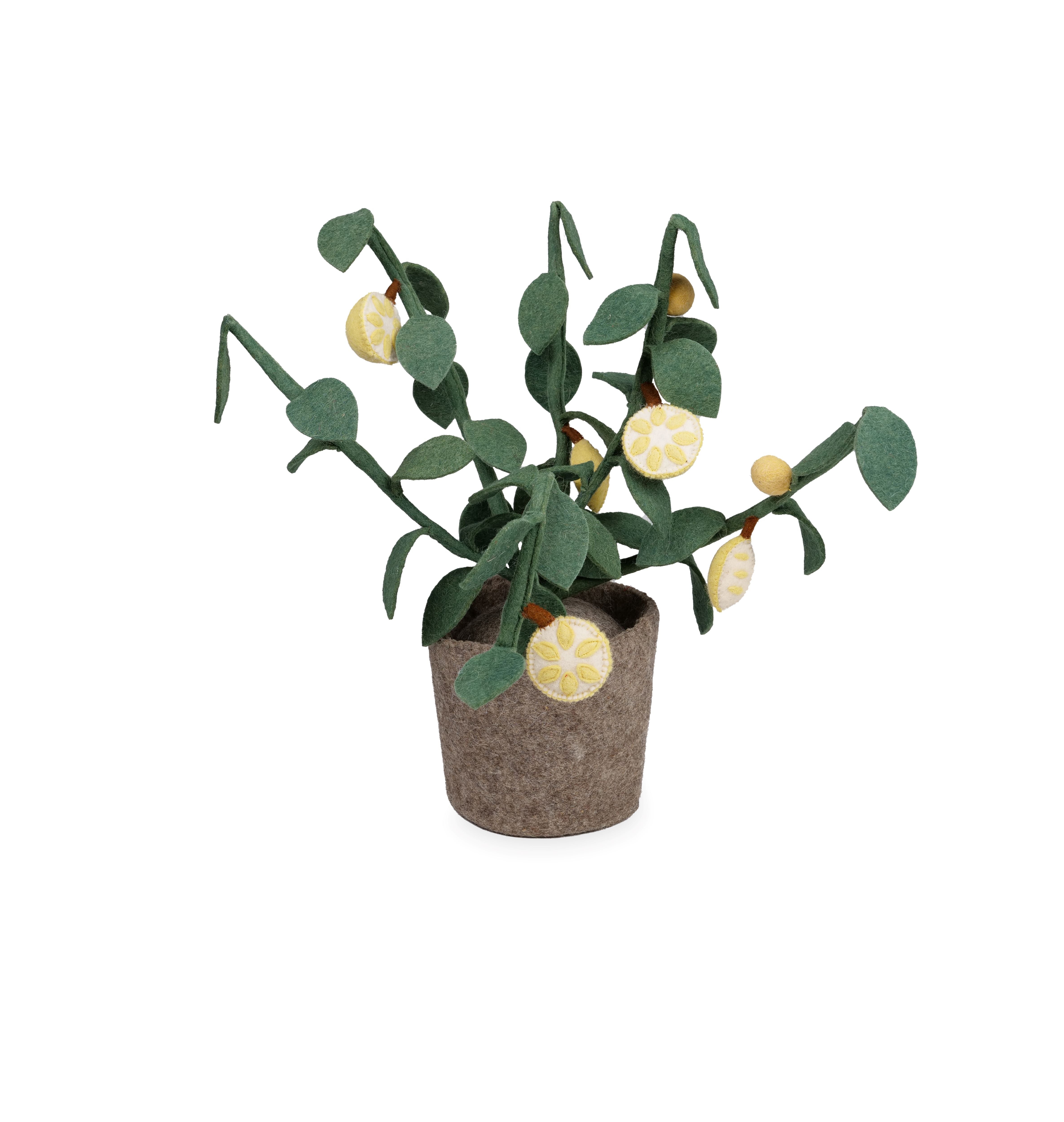 KidsDepot Plant Pebbe Felt - Plante ornementale - Plante artificielle - Chambre d'enfant ou salon