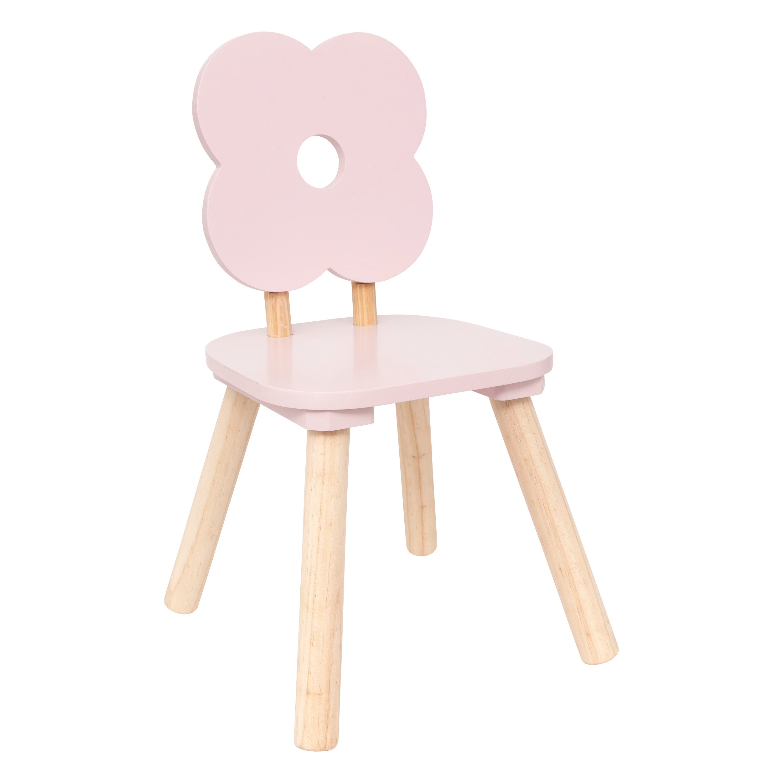 Atmosphera Chaise Haute Enfant Rose - 50x32x32 cm