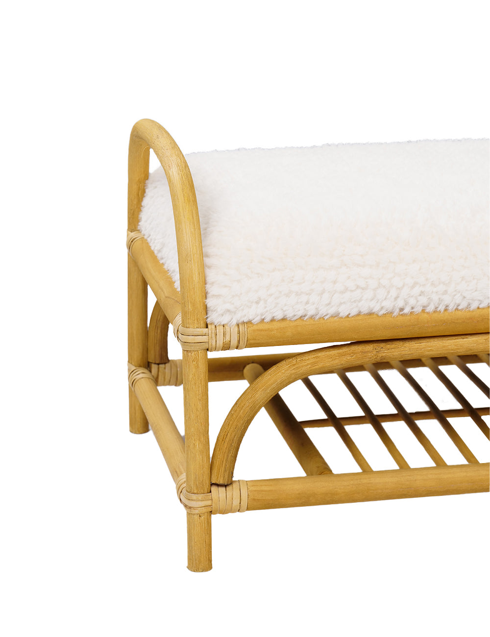 Kids Depot Maura Bambus Beistelltisch - Ø40xh46cm - Naturel