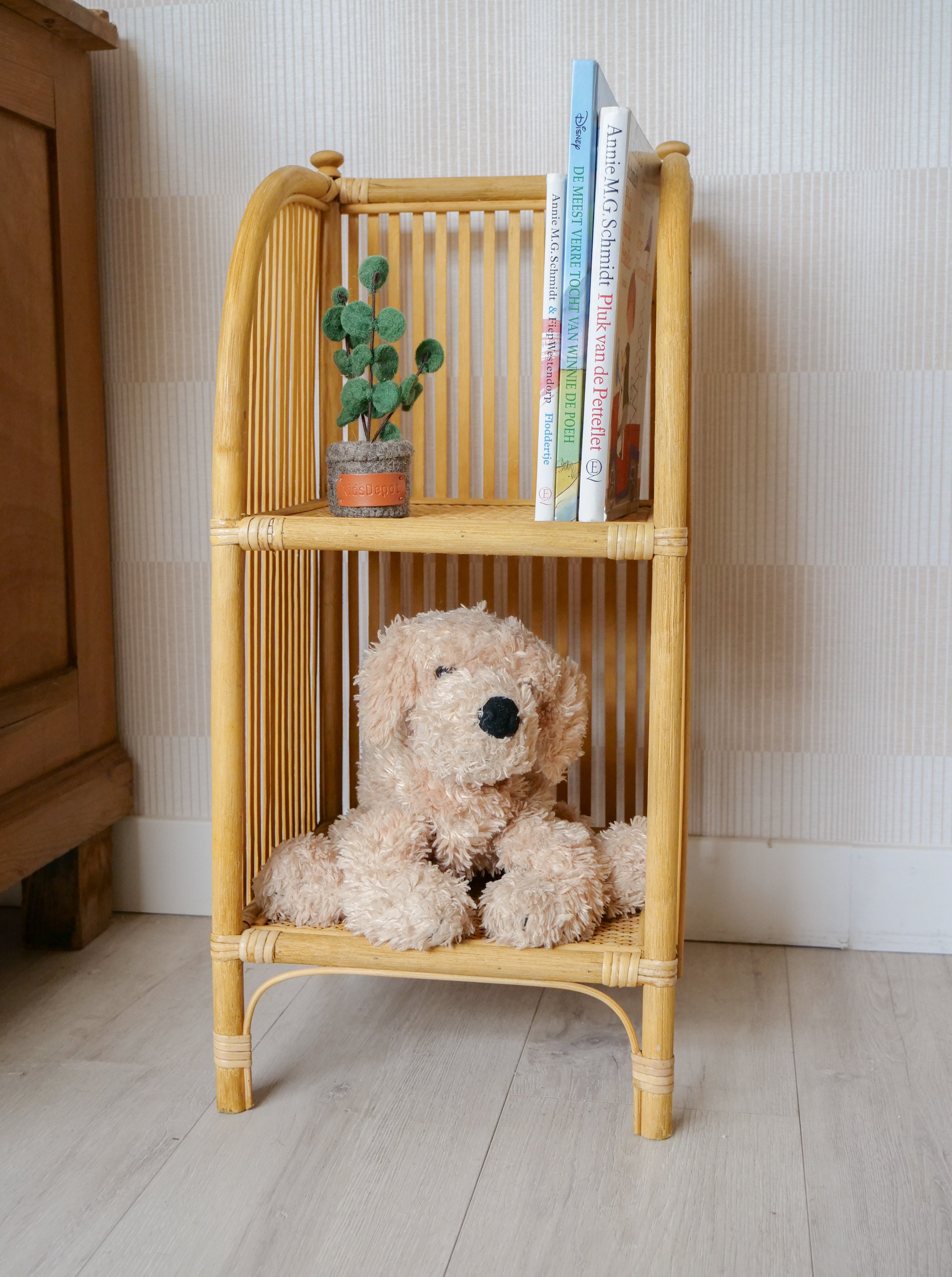 Kids Depot Maura Bambus Beistelltisch - Ø40xh46cm - Naturel