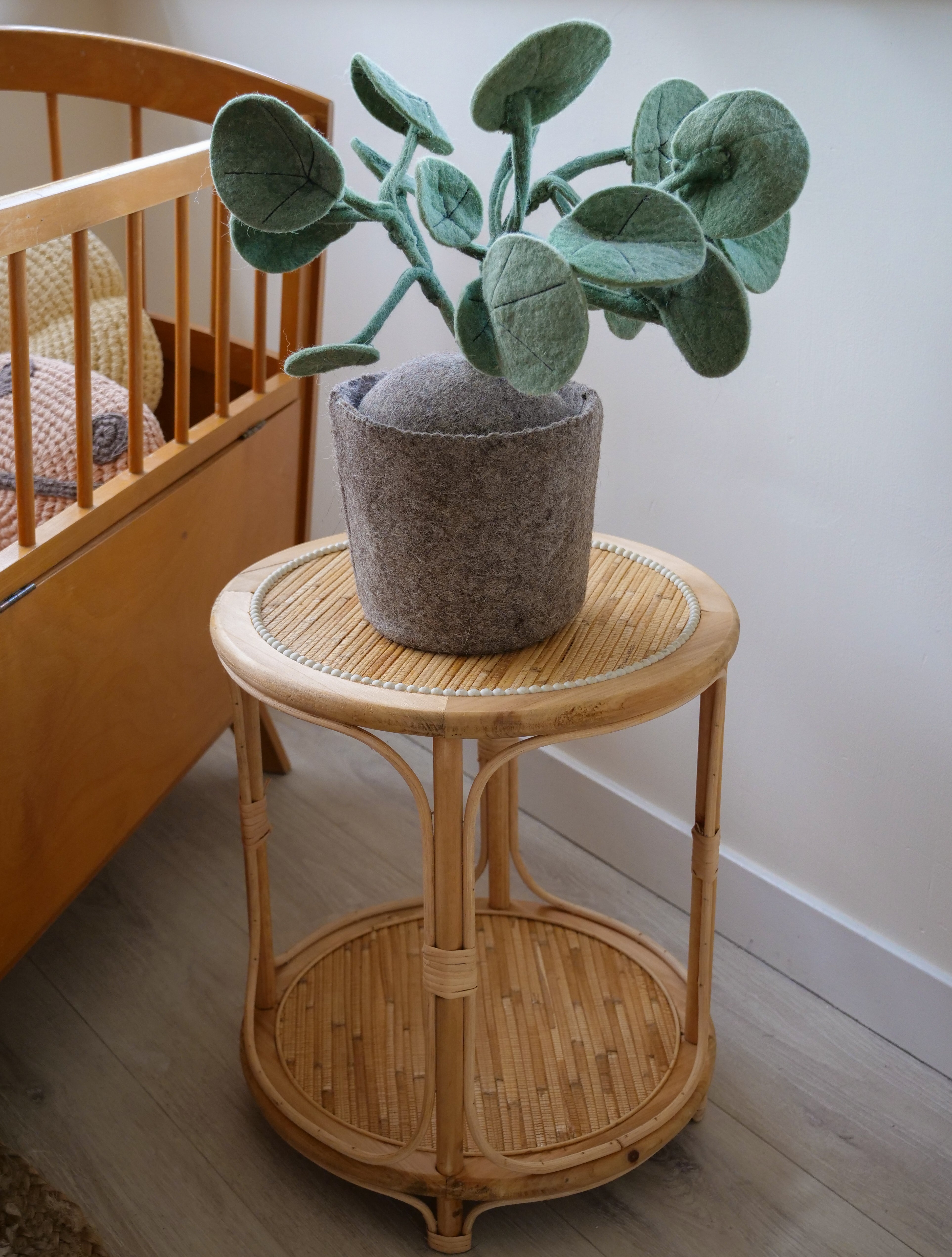 Kids Depot Maura Bambus Beistelltisch - Ø40xh46cm - Naturel