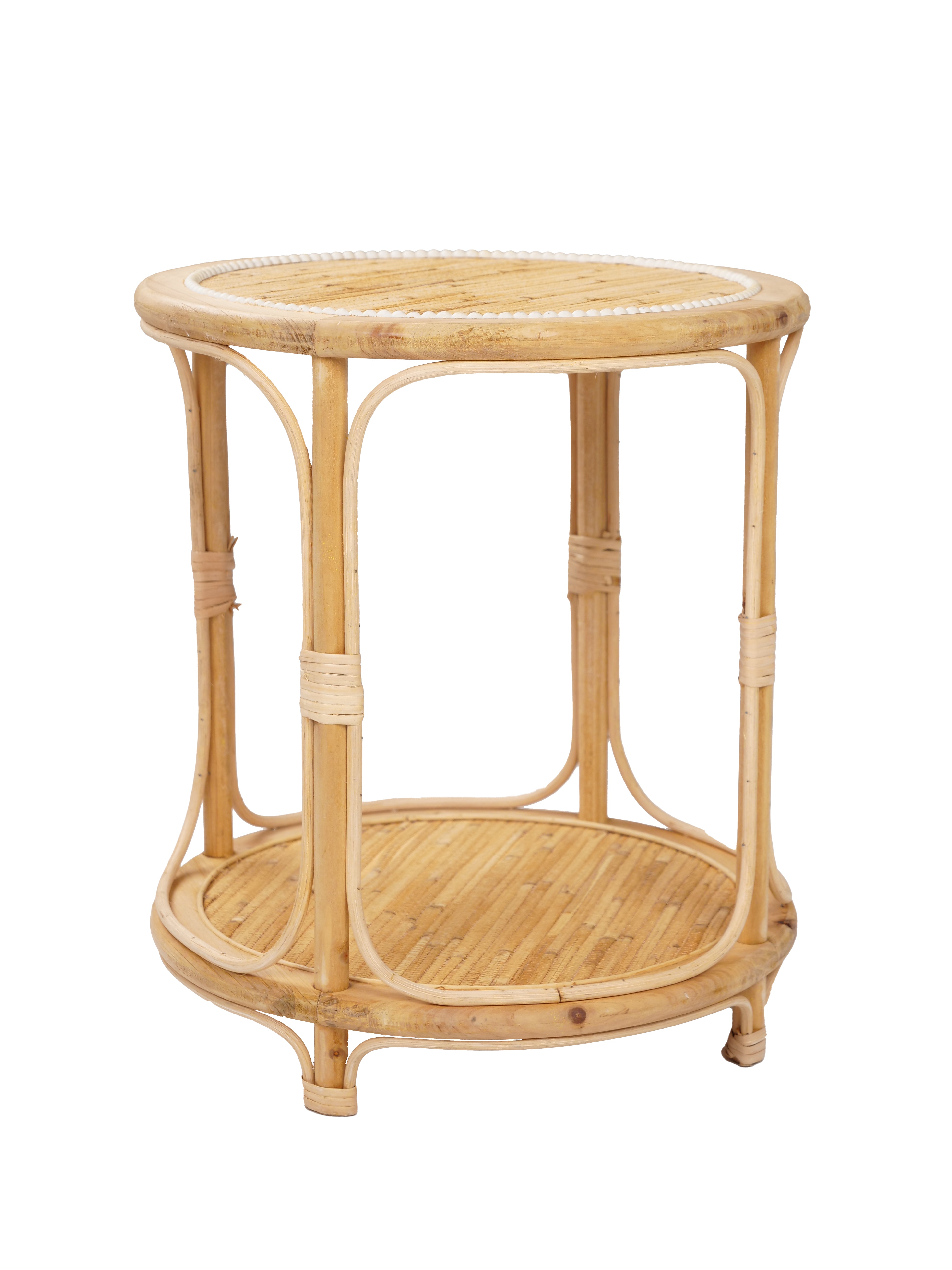 Kids Depot Maura Bambus Beistelltisch - Ø40xh46cm - Naturel