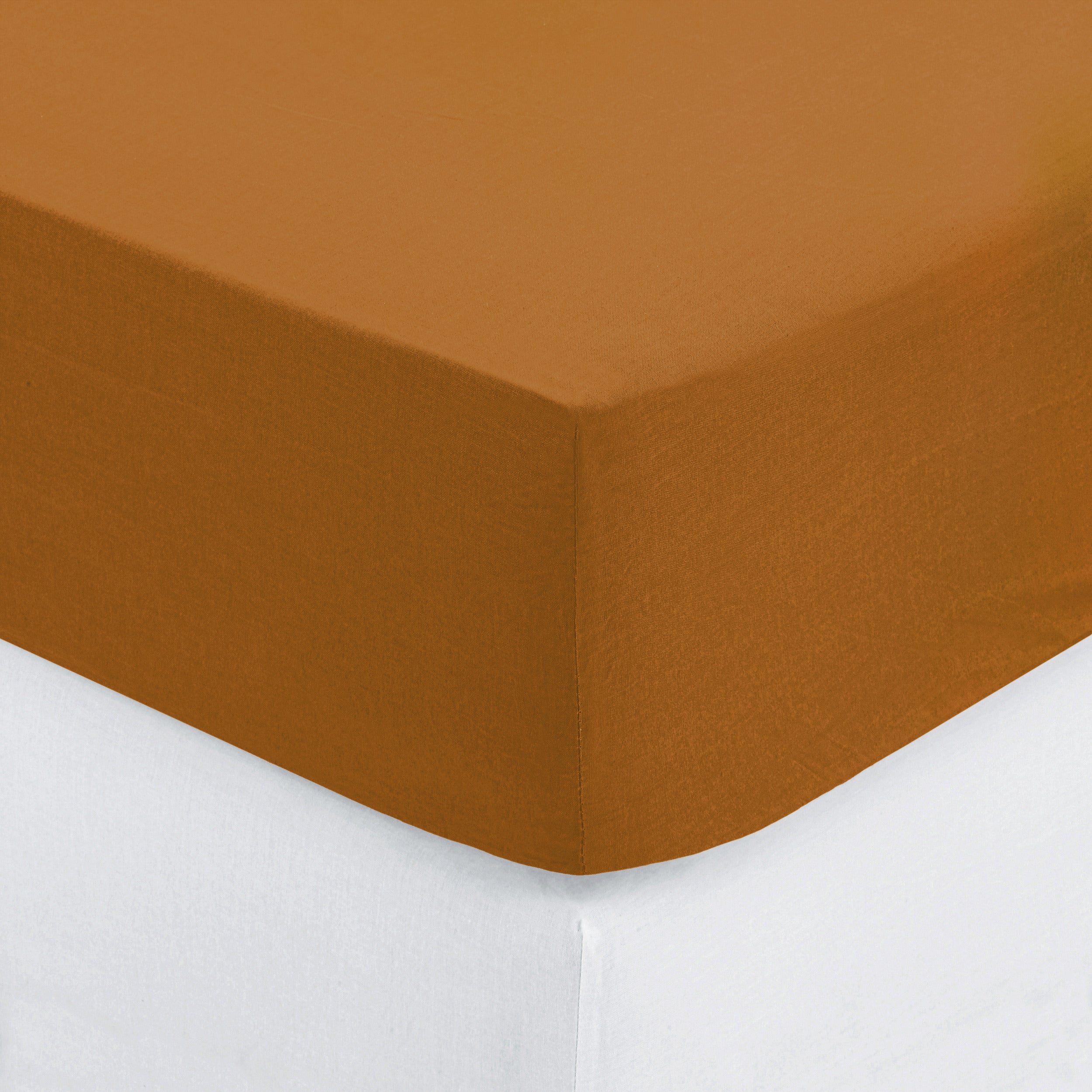 Atmosphera Drap-housse coton 160x200cm - Blush