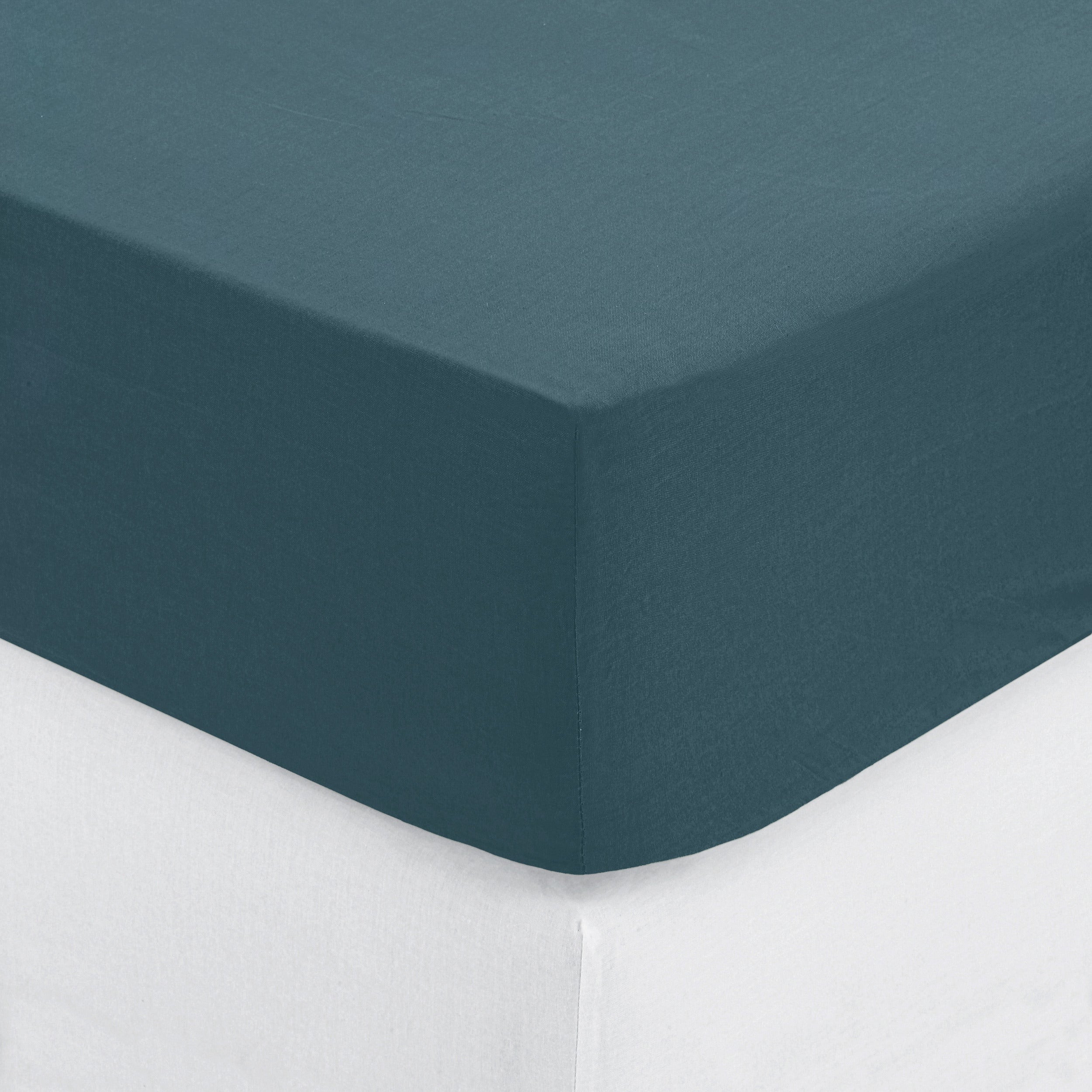 Tôle d'atmosphère coton simple - 90x190cm - terre cuite
