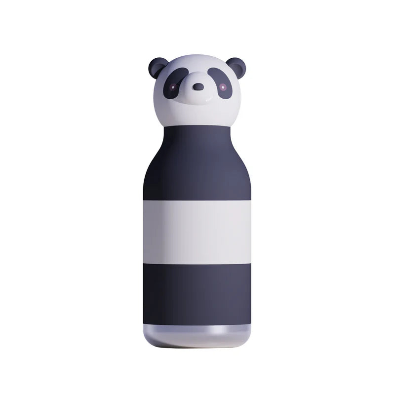 Asobu Thermo Drink Bottle Besties Panda - 460 ml - noir / blanc