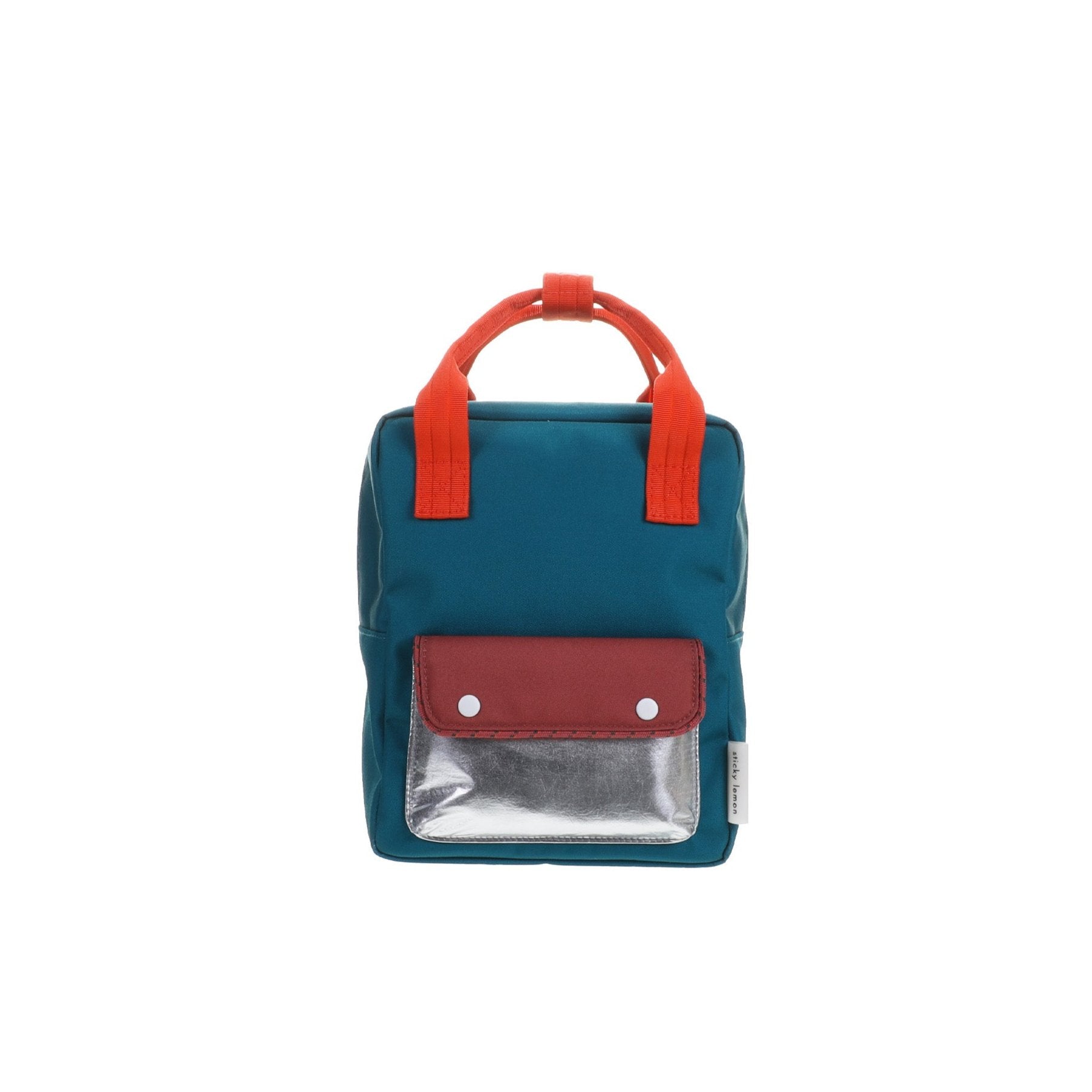 Klebriger Zitronen -Rucksack/Büchertasche kleiner zusammen | Sonderausgabe