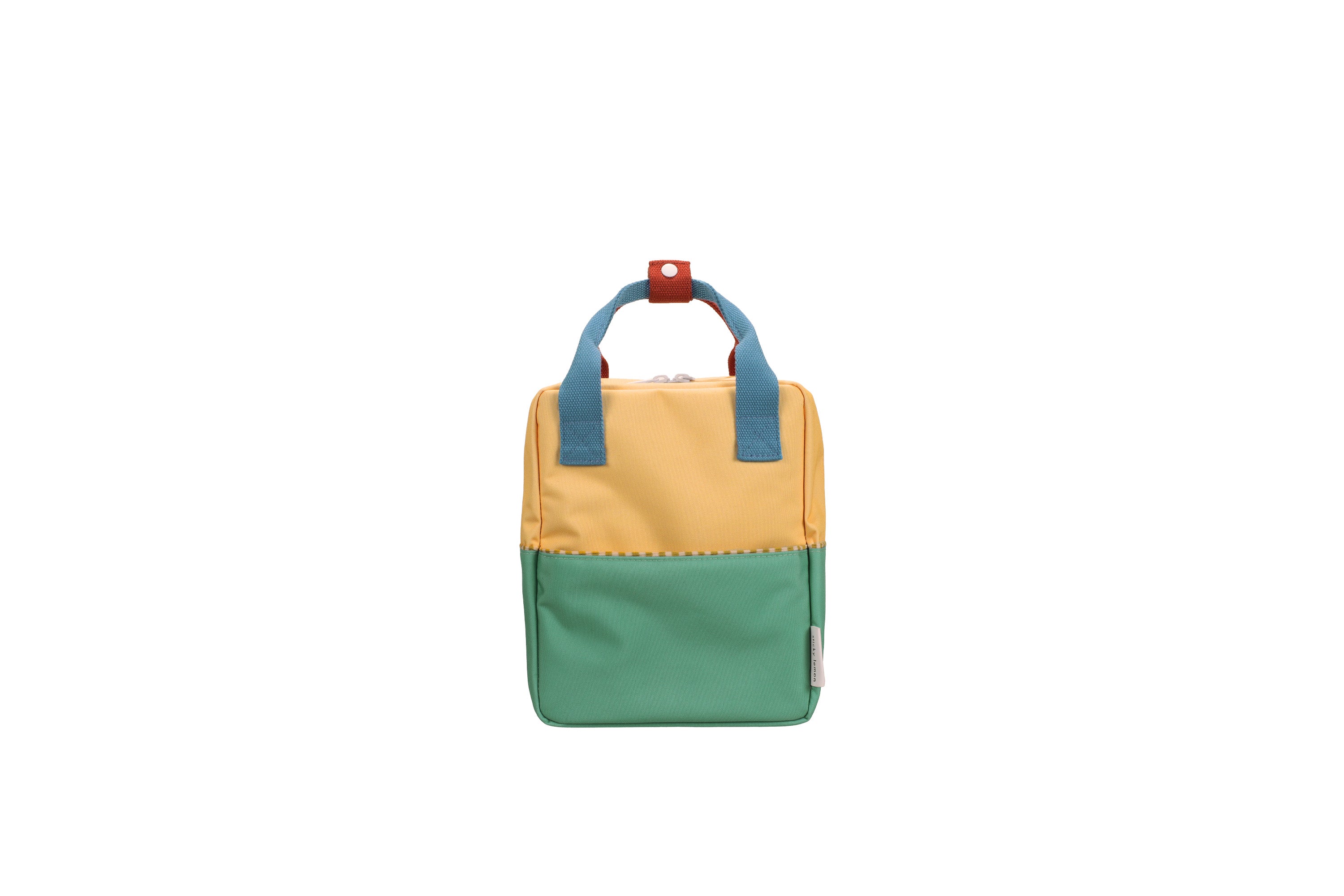 Klebriger Zitronen -Rucksack/Büchertasche kleiner zusammen | Sonderausgabe