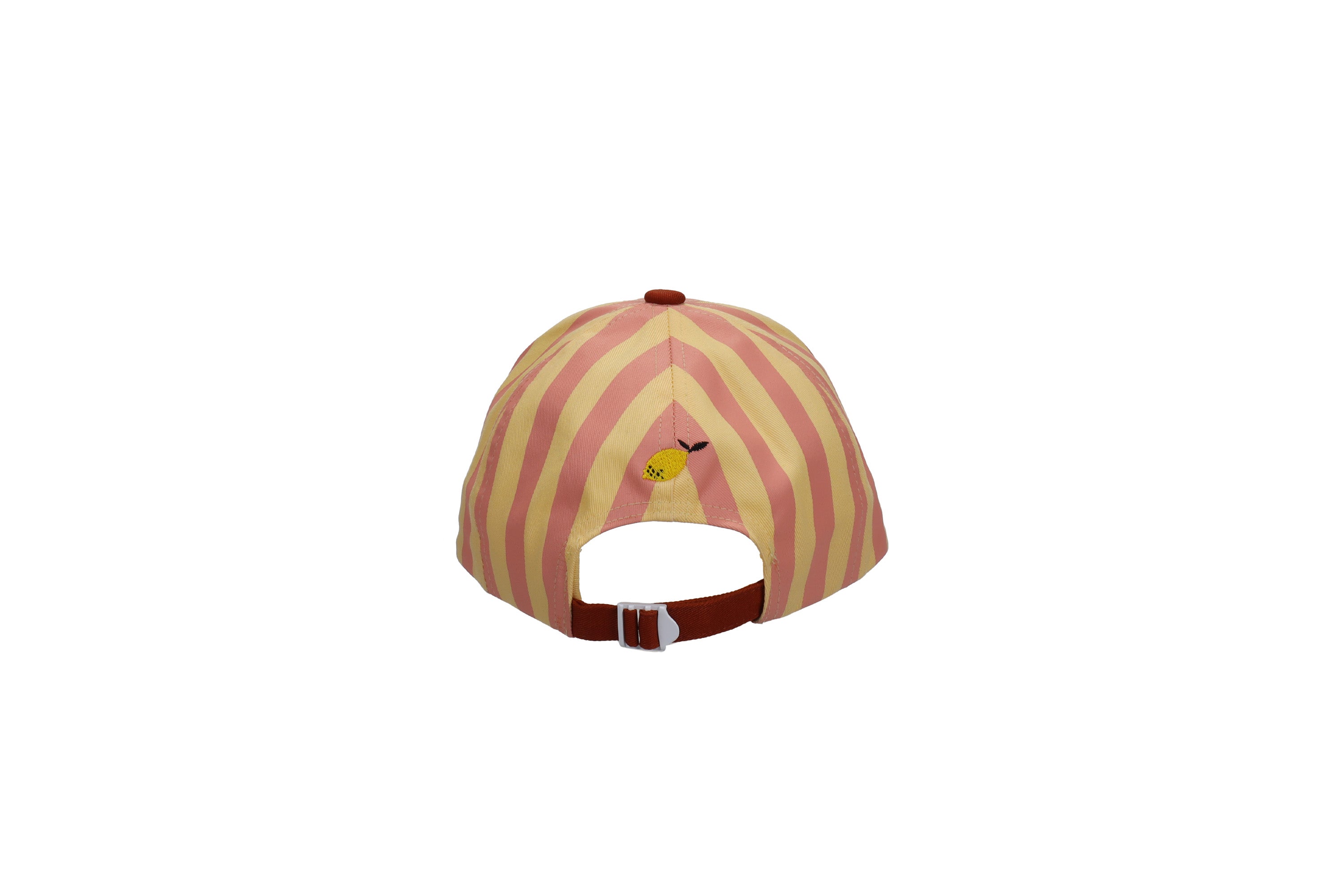 Sticky Lemon Pet/Cap - Wonders | Stripes Coral Pink + Sandy Yellow
