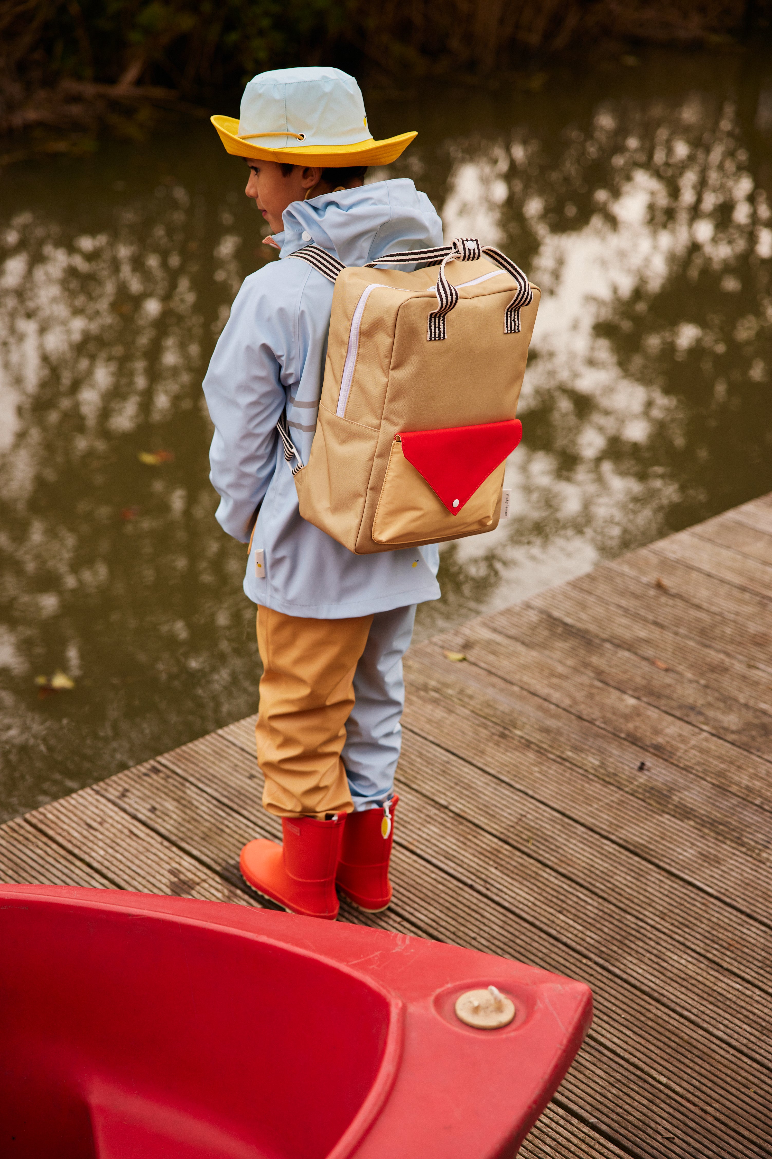 Sticky Lemon Backpack/Boekentas Medium Wonders | Envelope | Reed Green
