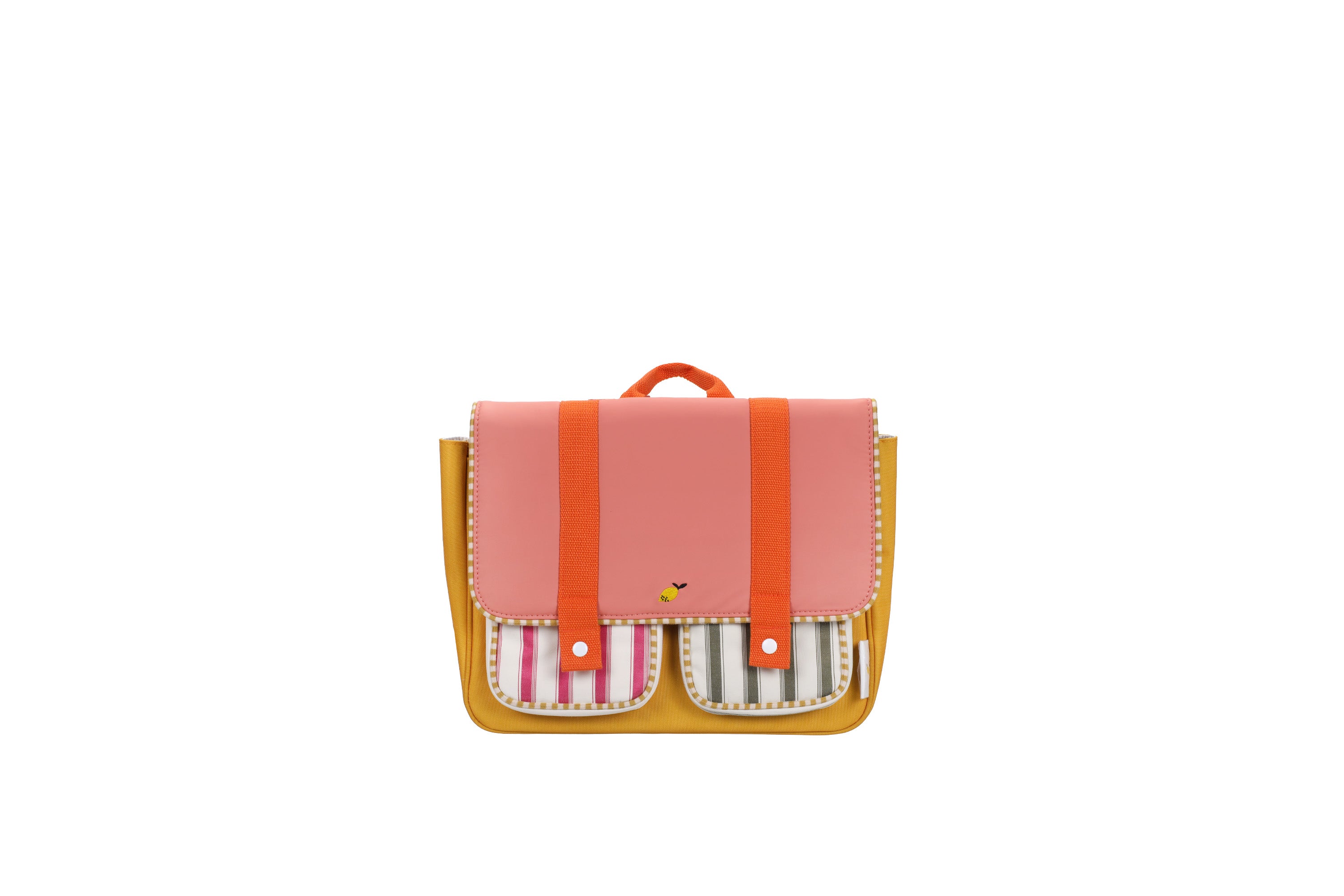 Sticky Lemon Schoolbag/Boekentas Wonders | Coral Pink + Submarine Yellow