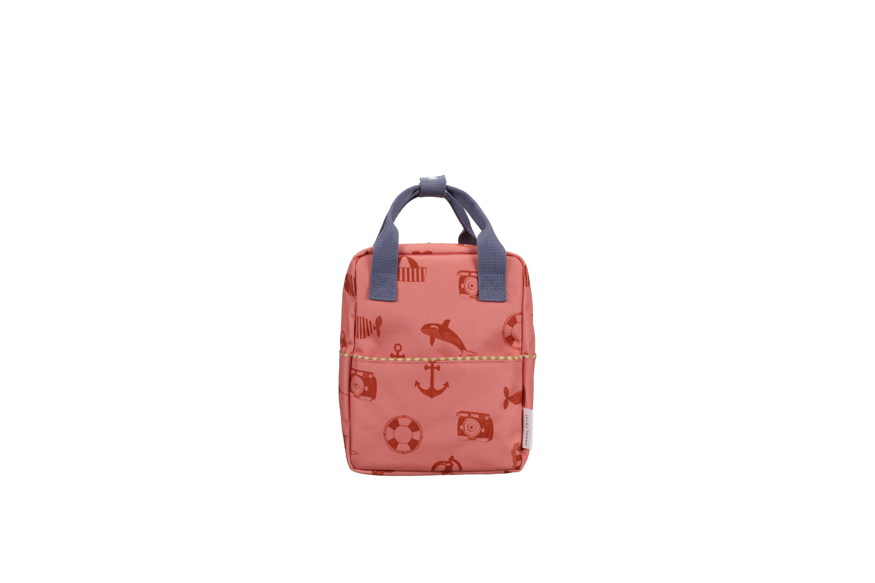 Klebriger Zitronen -Rucksack/Büchertasche kleiner zusammen | Sonderausgabe