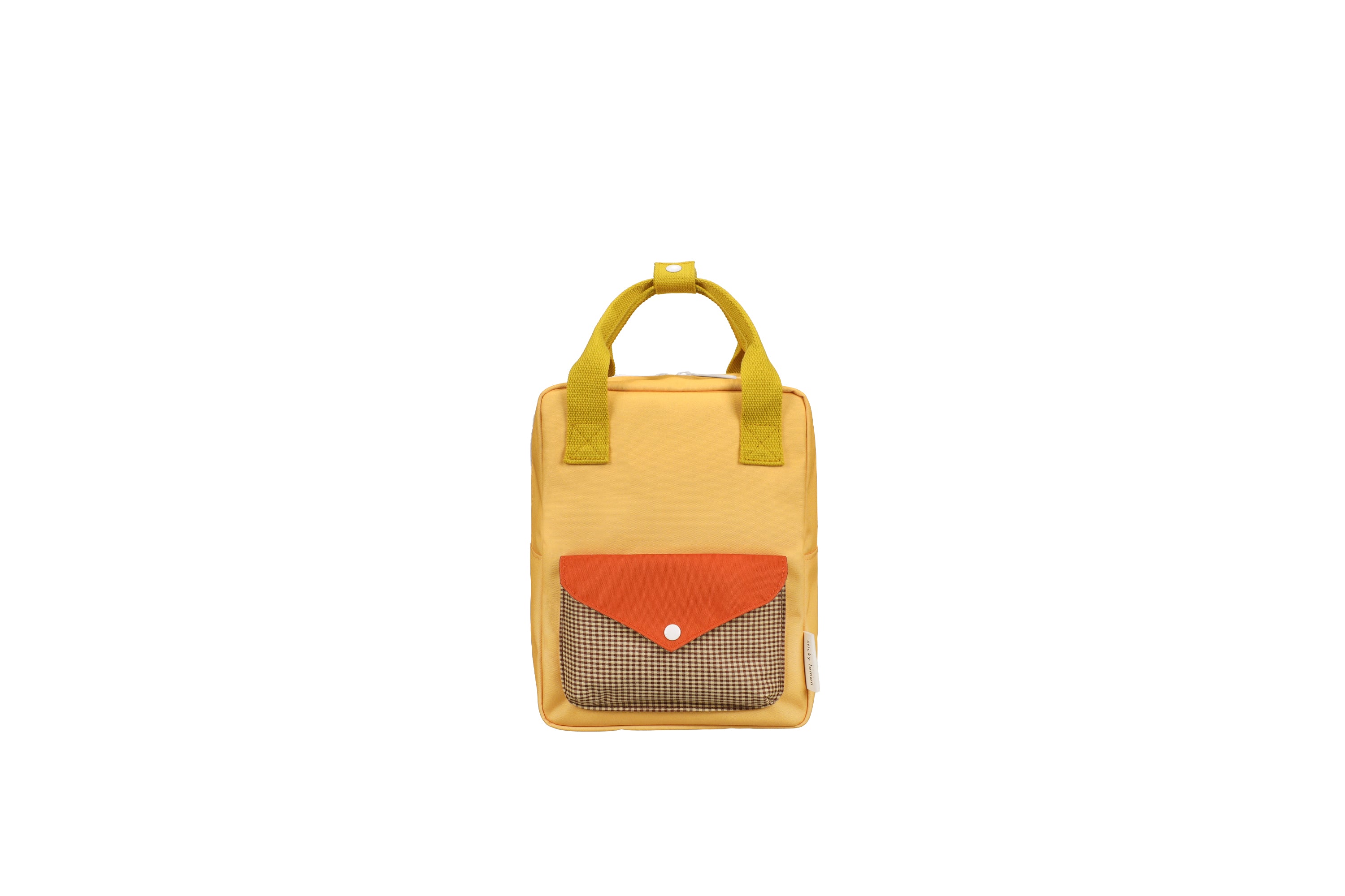 Klebriger Zitronen -Rucksack/Büchertasche kleiner zusammen | Sonderausgabe