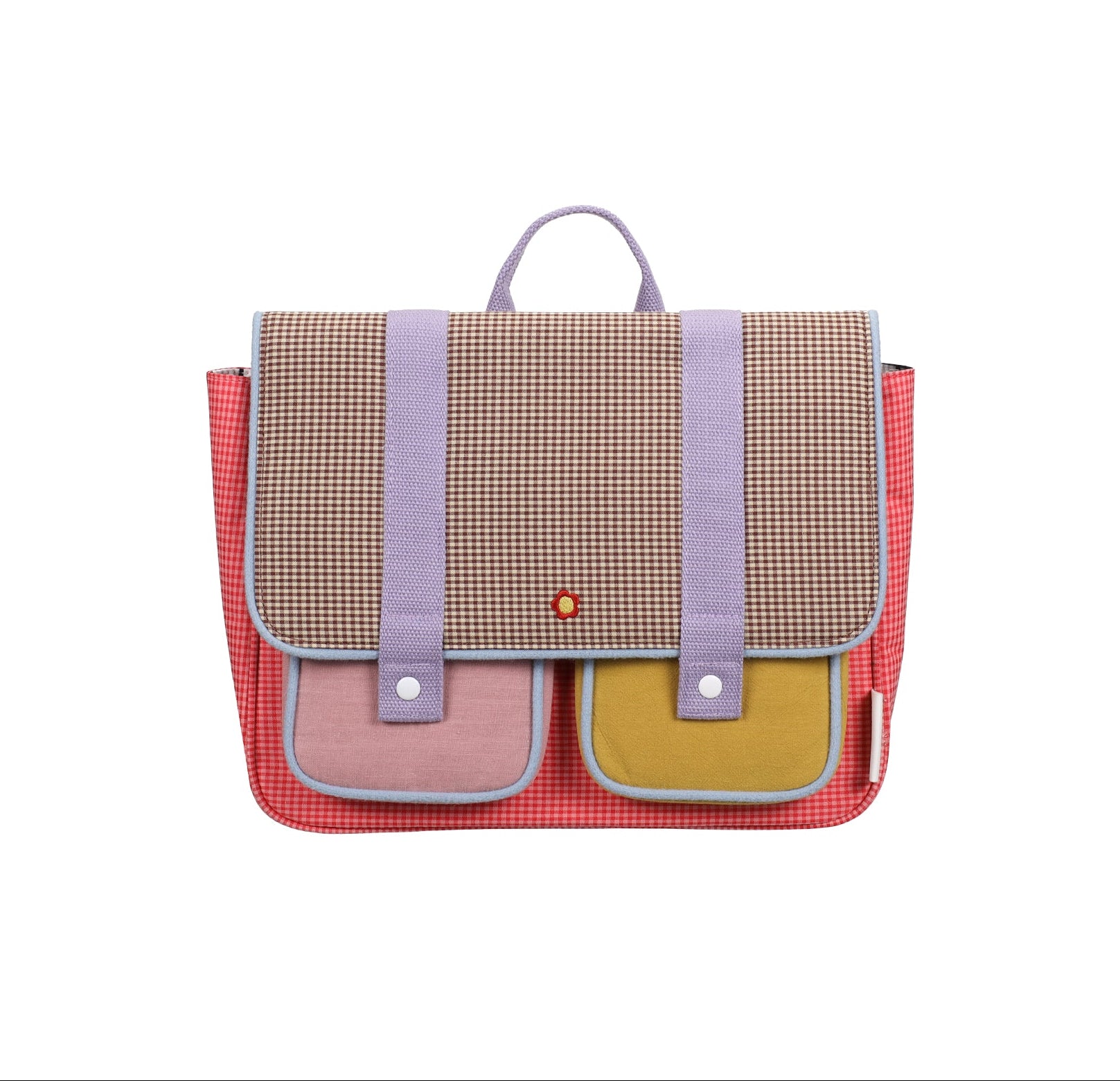 Sticky Lemon Schoolbag/Boekentas Lemon Tree | Gingham Flower + Rose