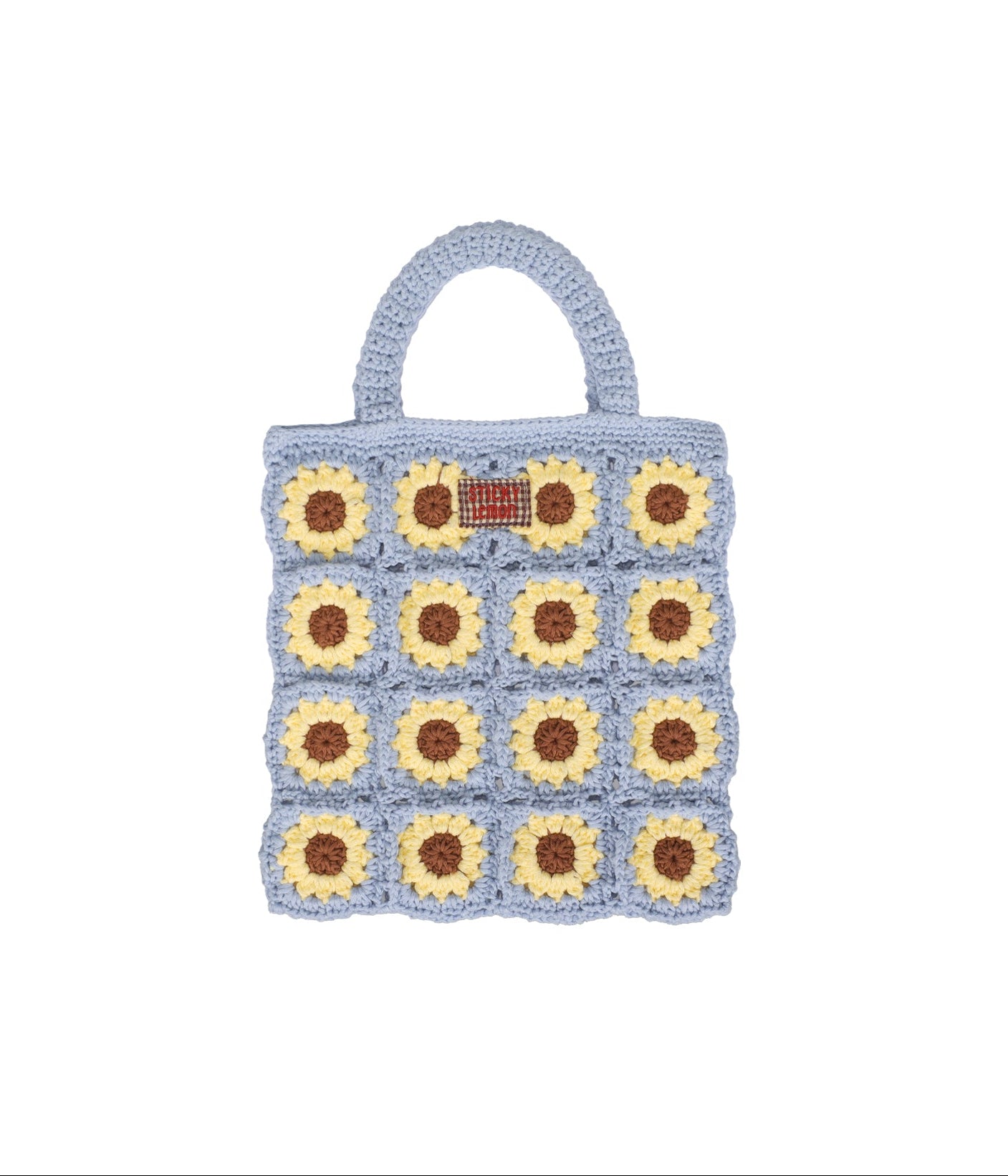 Sticky Lemon Häkeltasche Zitronenbaum | Blume | Lagerfeuerorange