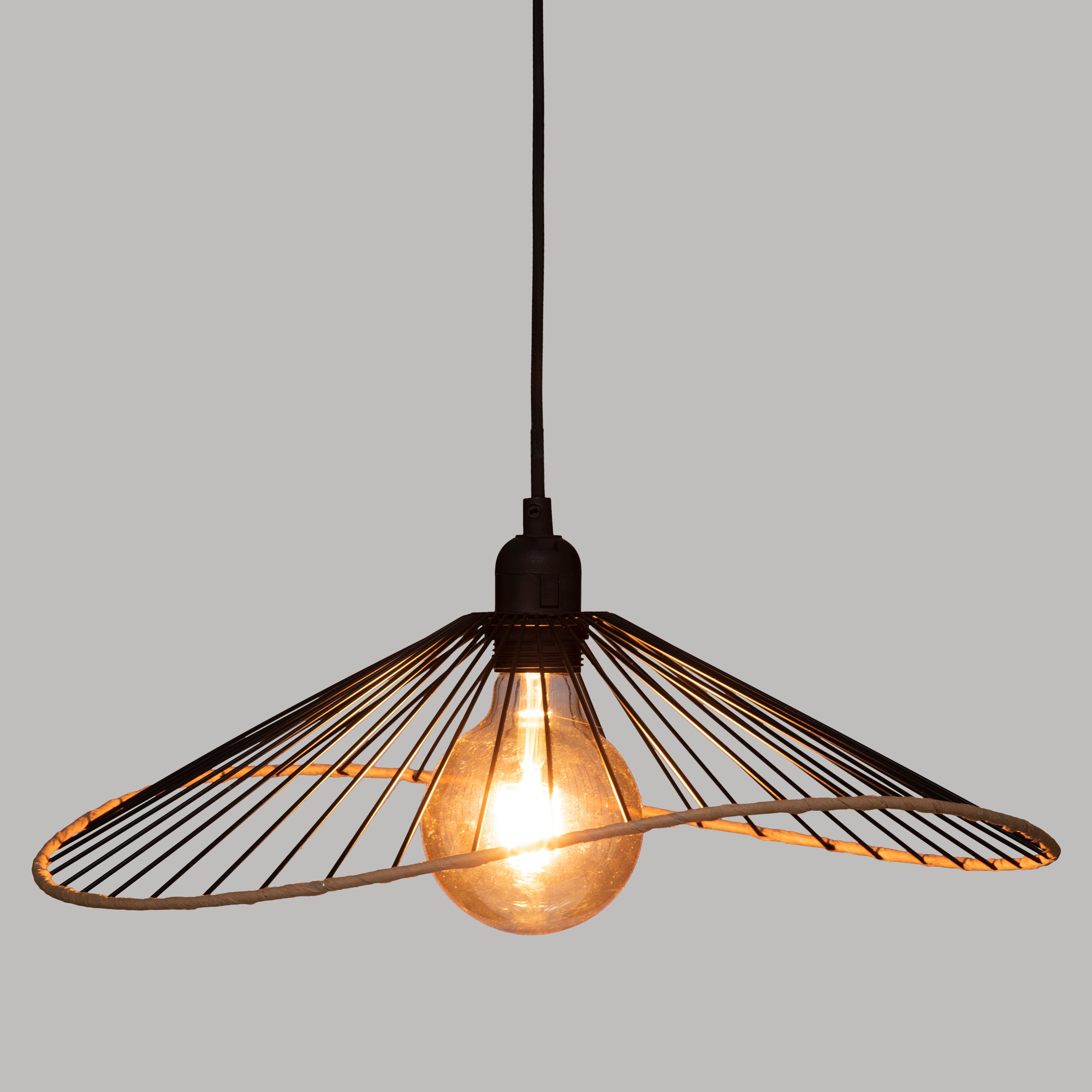 Atmosphera Hanglamp ALARA - Zwart - Dia 45 cm - Metaal - E27