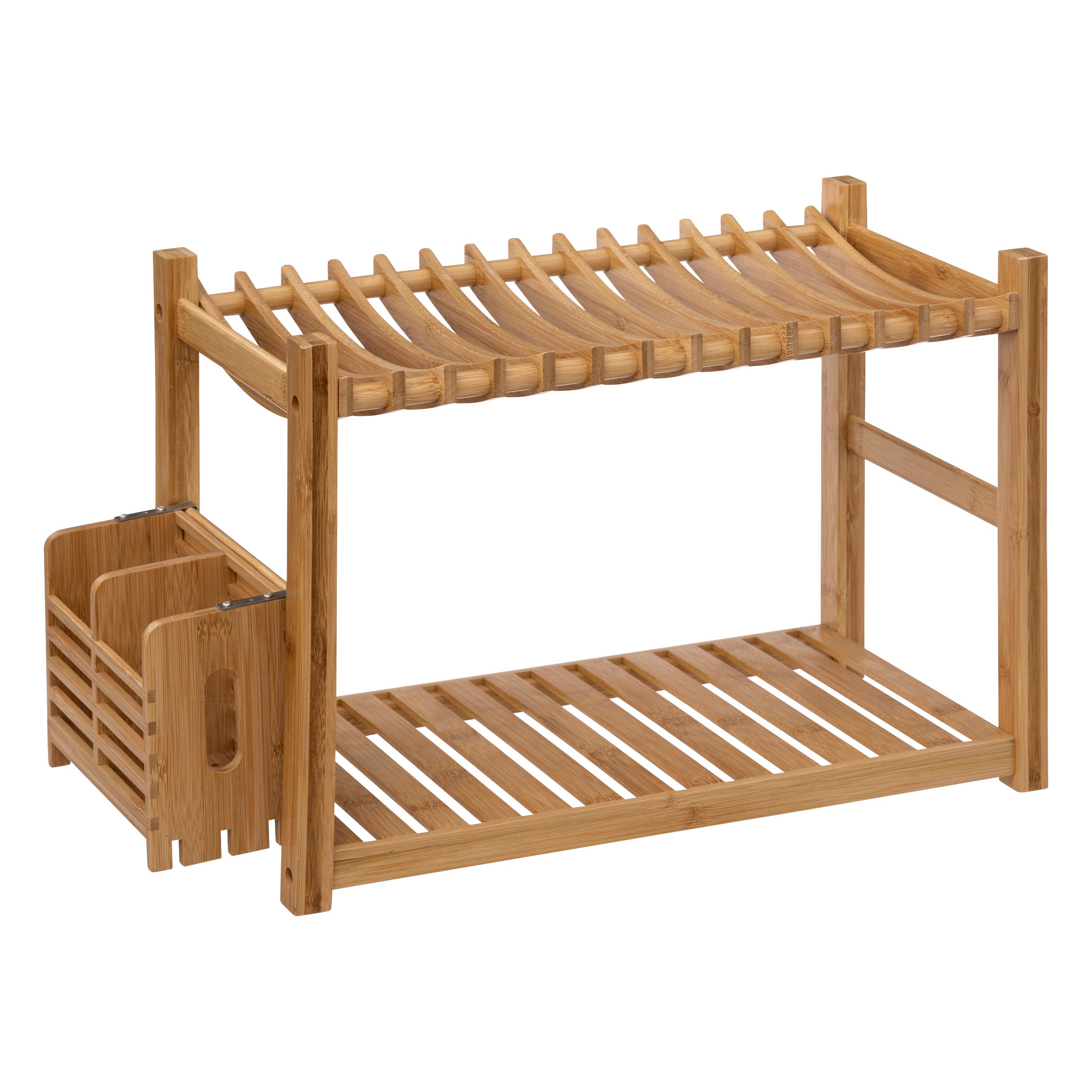 5Five Bamboe Afdruiprek - 2 niveau's - 53x25x33cm - Beige