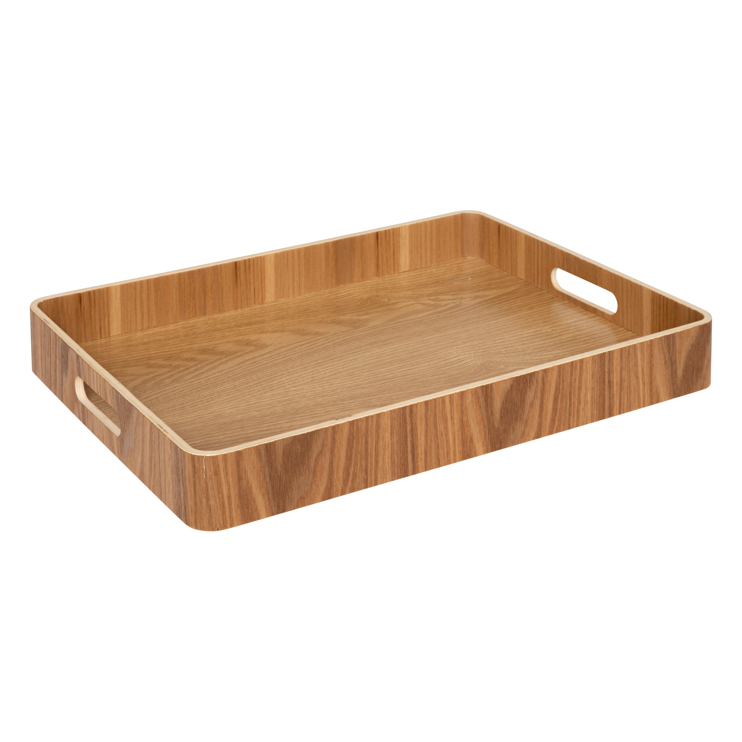 Atmosphera Plateau Tom set of 2 - Mango wood - Decoration - Tray - Gold