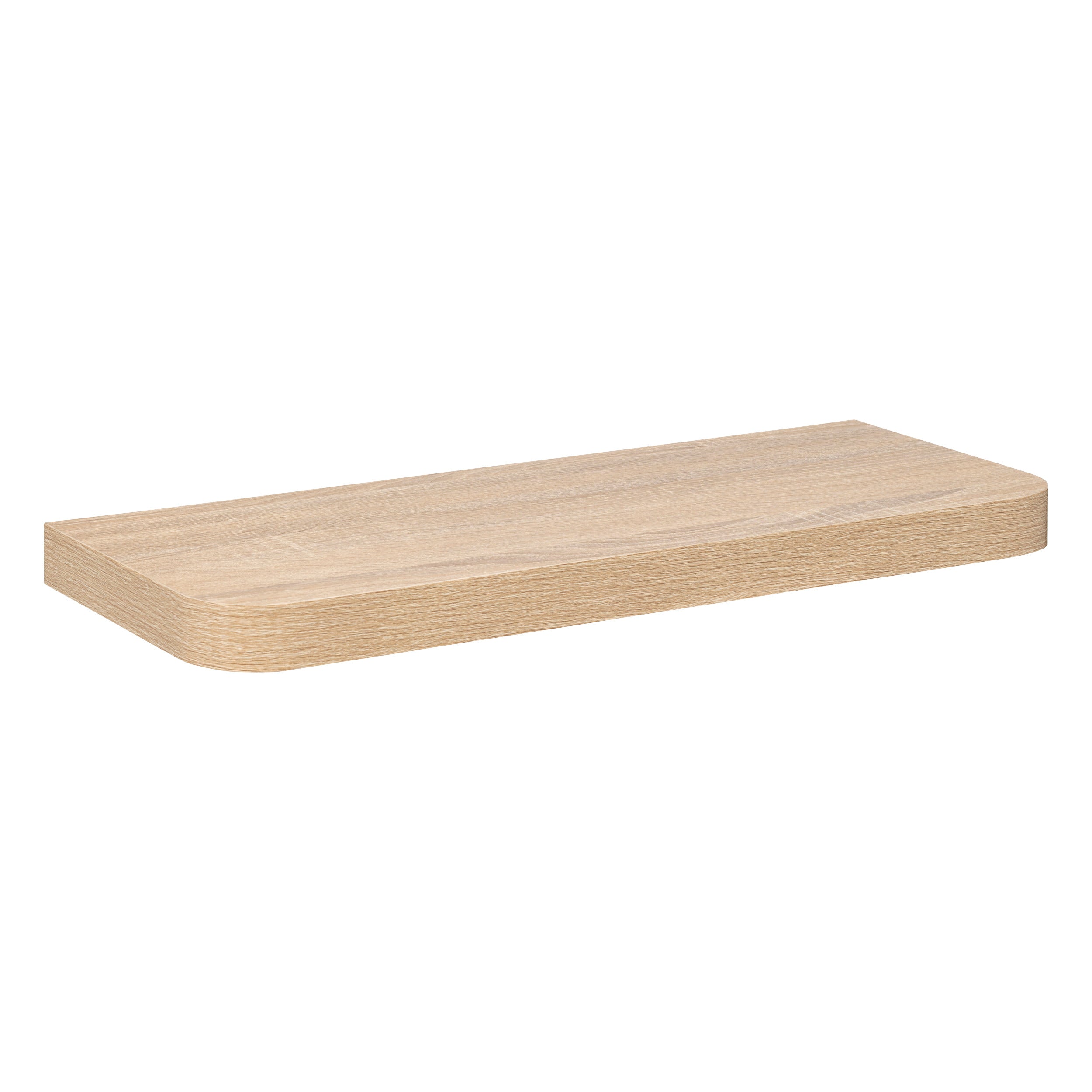 5Five Fixy Afgeronde Wandplank - 60x24x4cm - Beige
