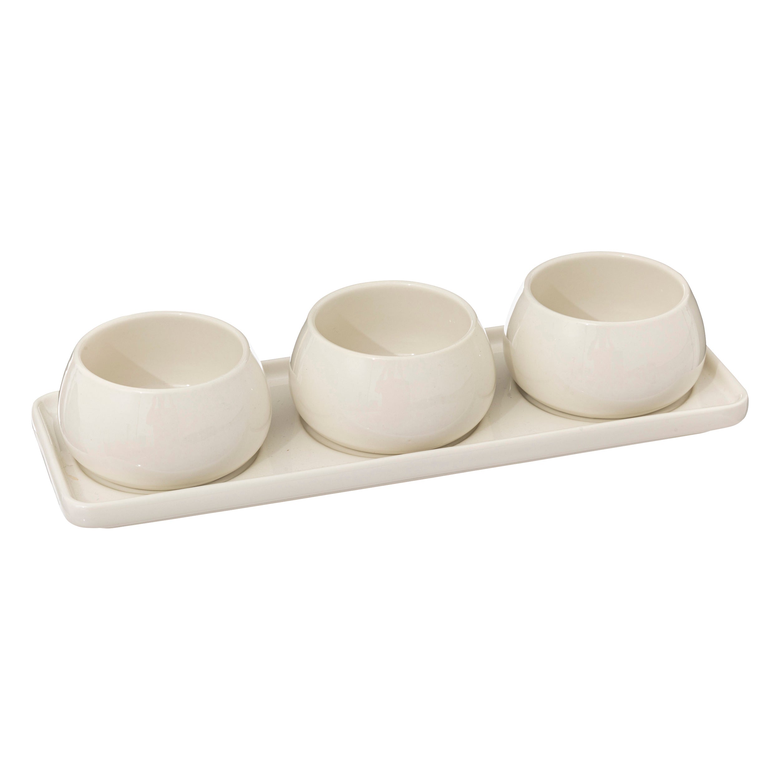 Secret de Gourmet Nora Aperitief set - 4-delig - Wit