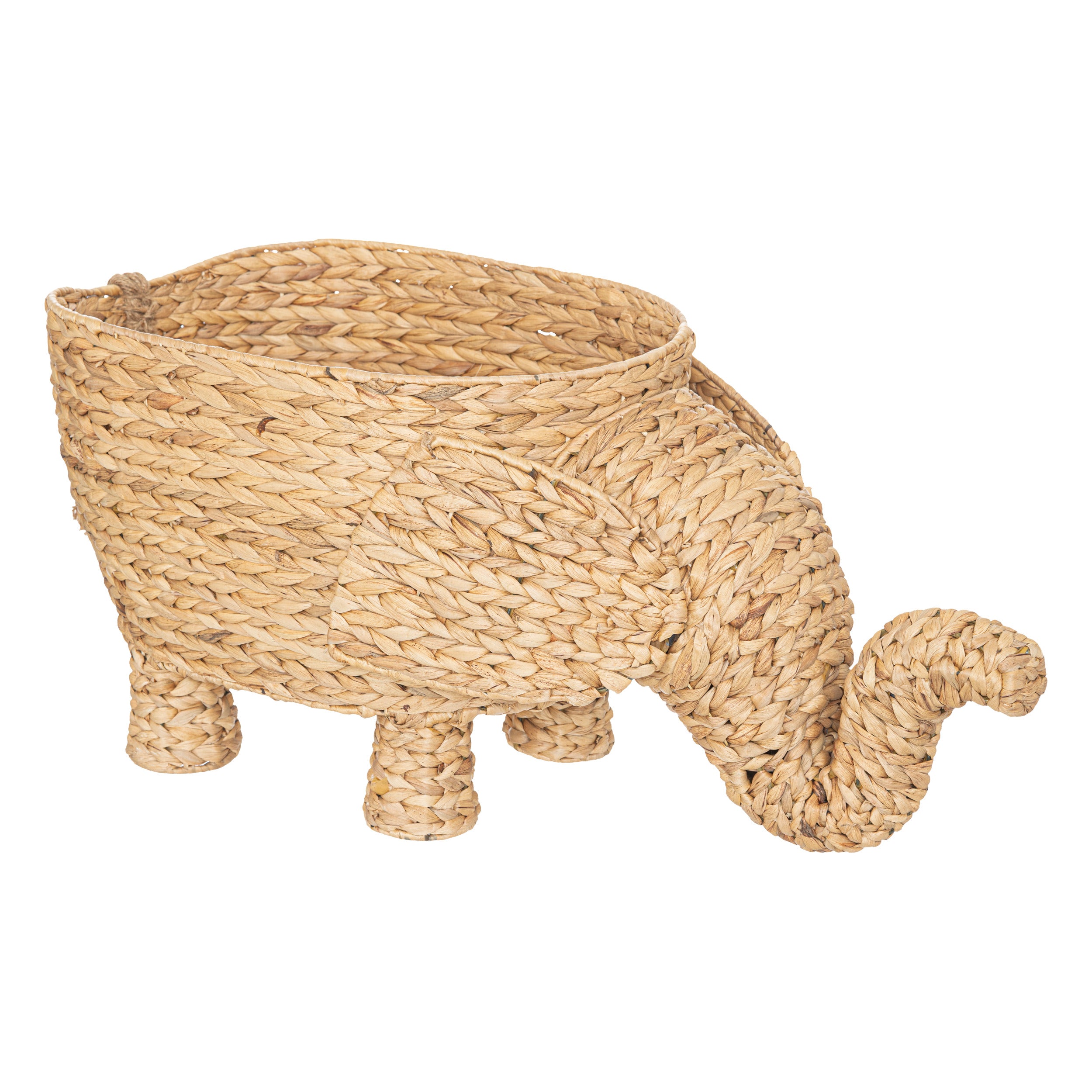 Atmosphera Kids XXL panier de rangement / rangement Éléphant - Jacinthe - 75 x 35 x H 37 cm