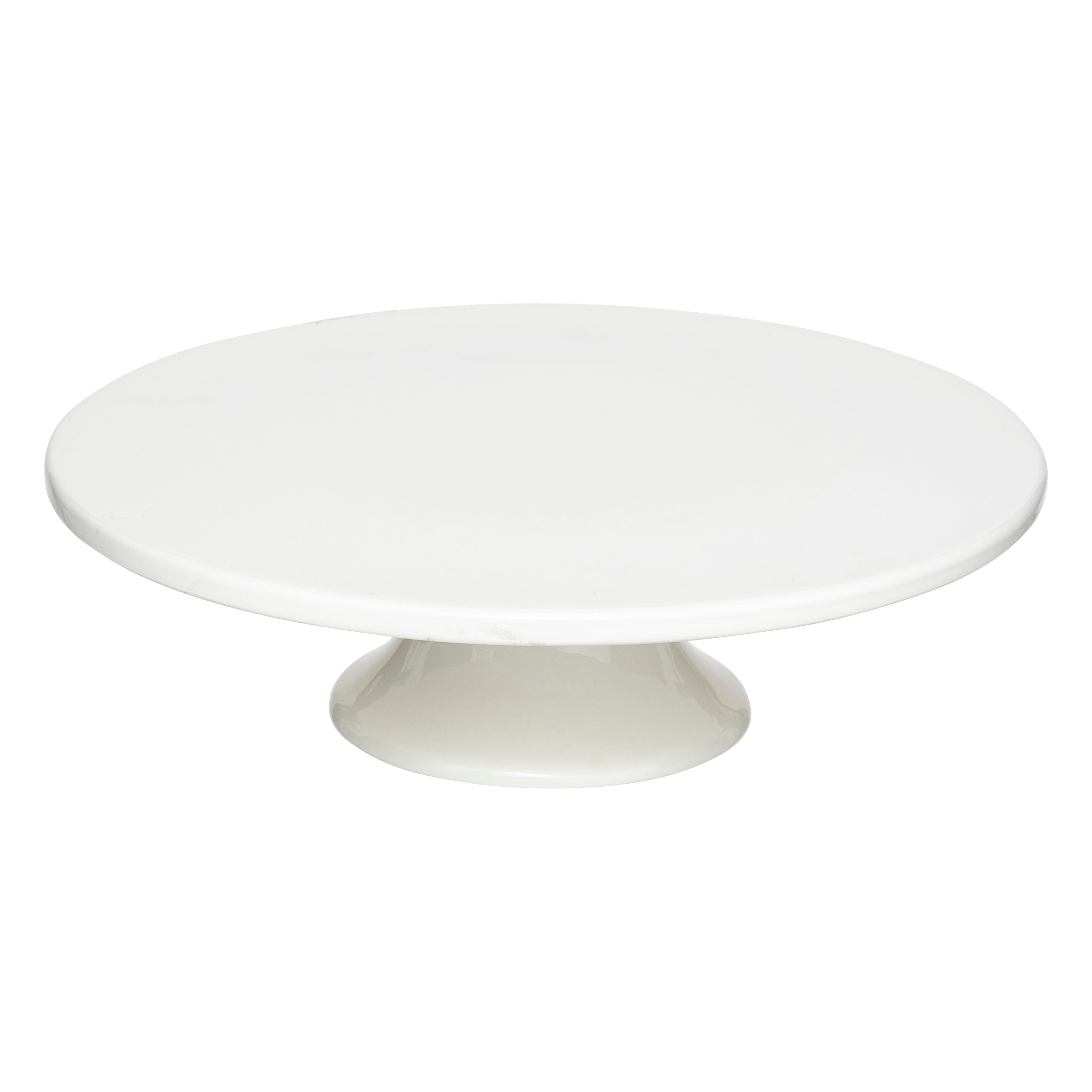 Secret de Gourmet Taartstandaard/Taartplateau -  Ø28xH9cm - Wit