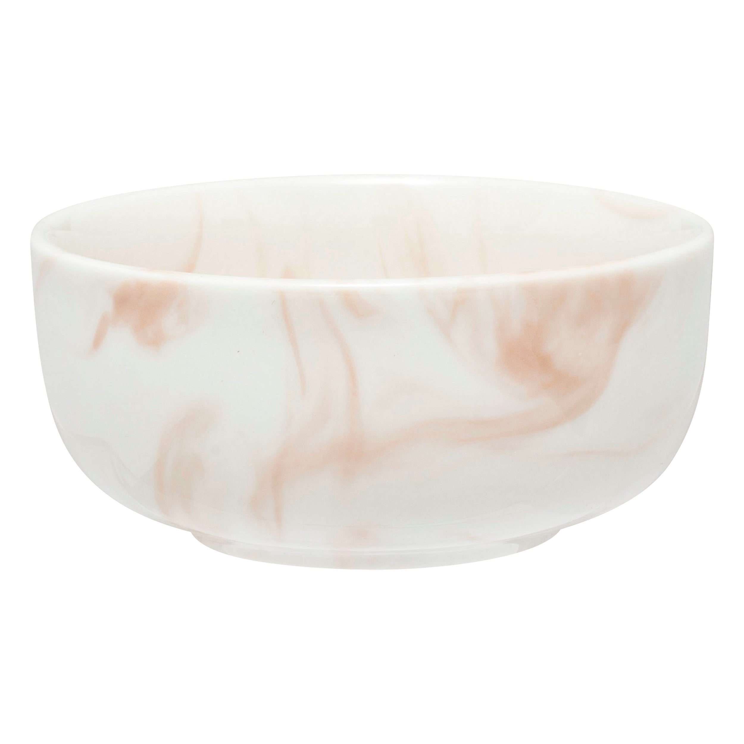 Secret de Gourmet Mila Kom porselein - Set van 6 stuks - Ø10xH5cm - 20cl - Bruin