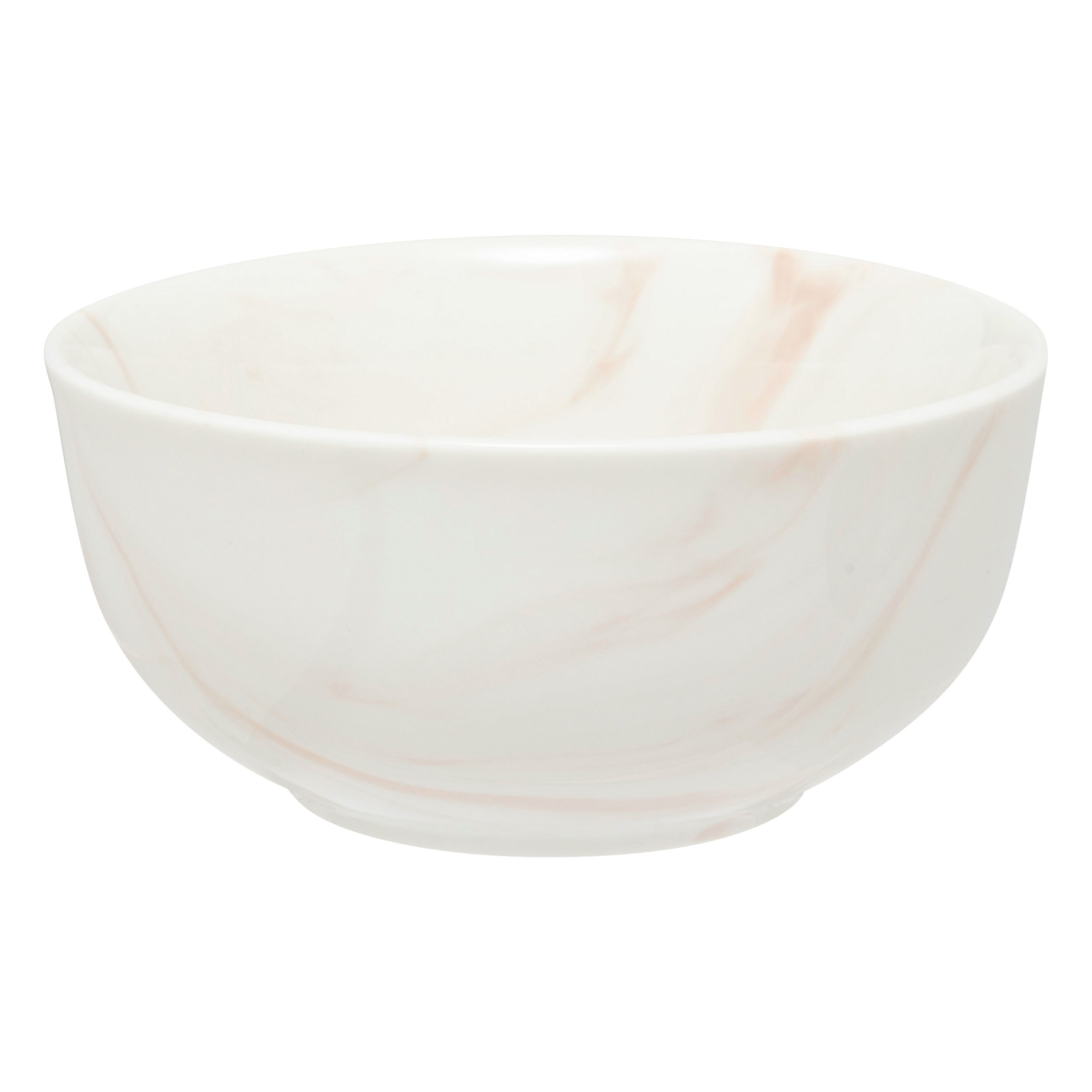 Secret de Gourmet Mila Kom porselein - Set van 6 stuks - Ø14xH7cm - 50cl - Bruin